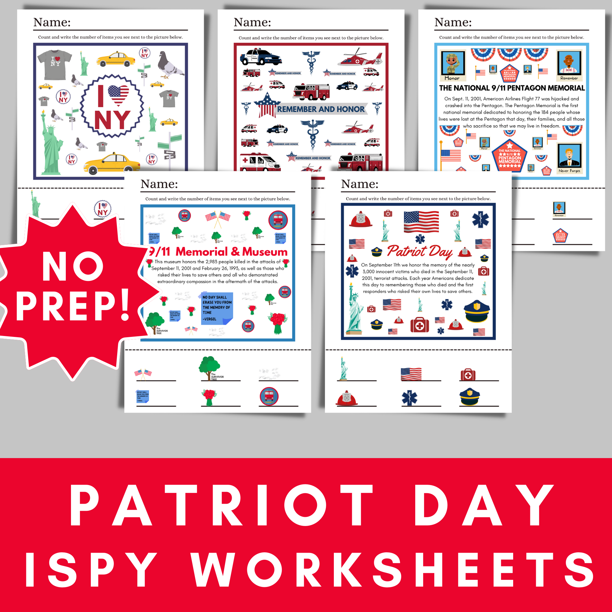 September 11 Patriot Day Printable Word Search Activities Classful