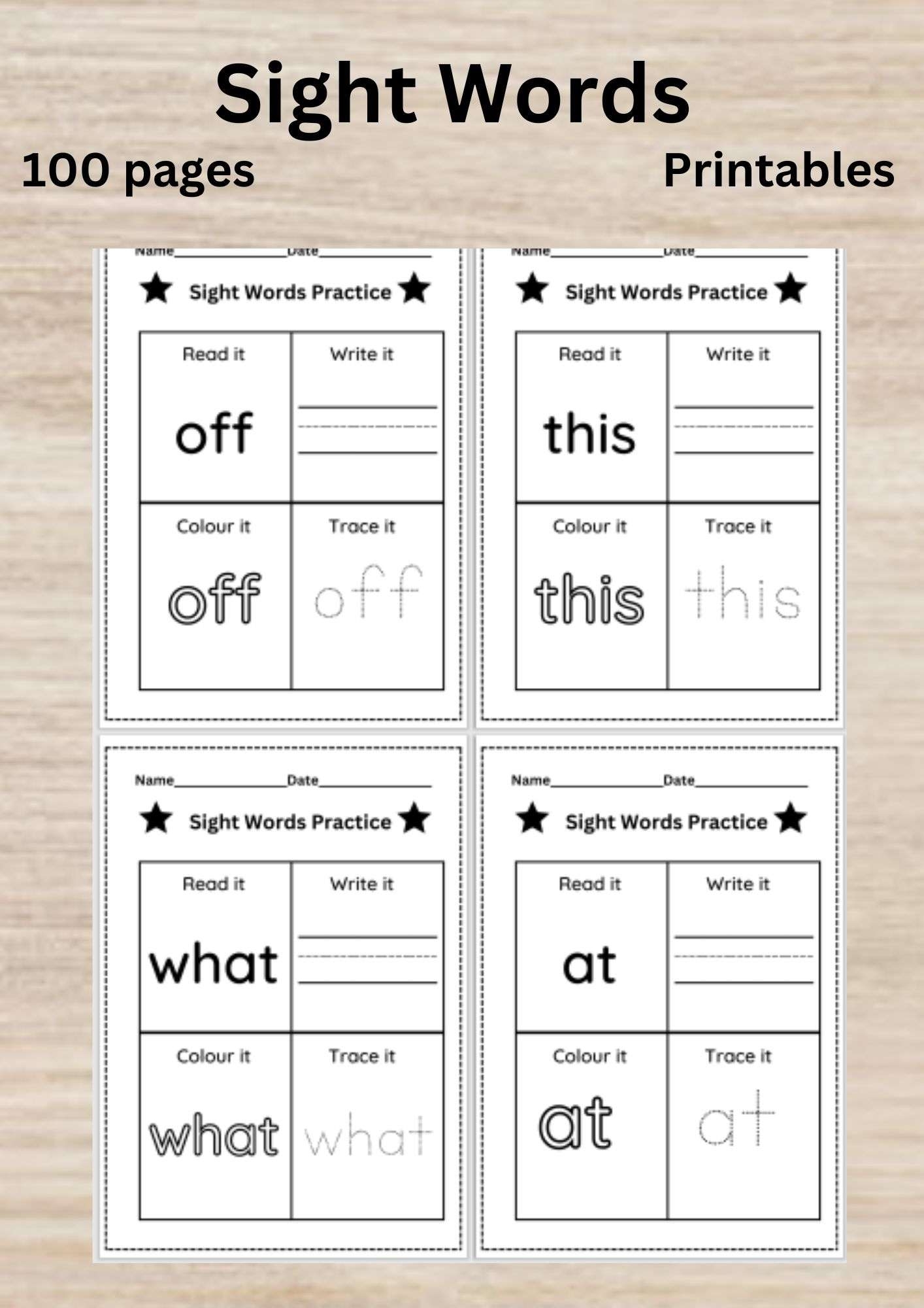 Free Printable Sight Word I Worksheet Free Printable Sight Word I Worksheet
