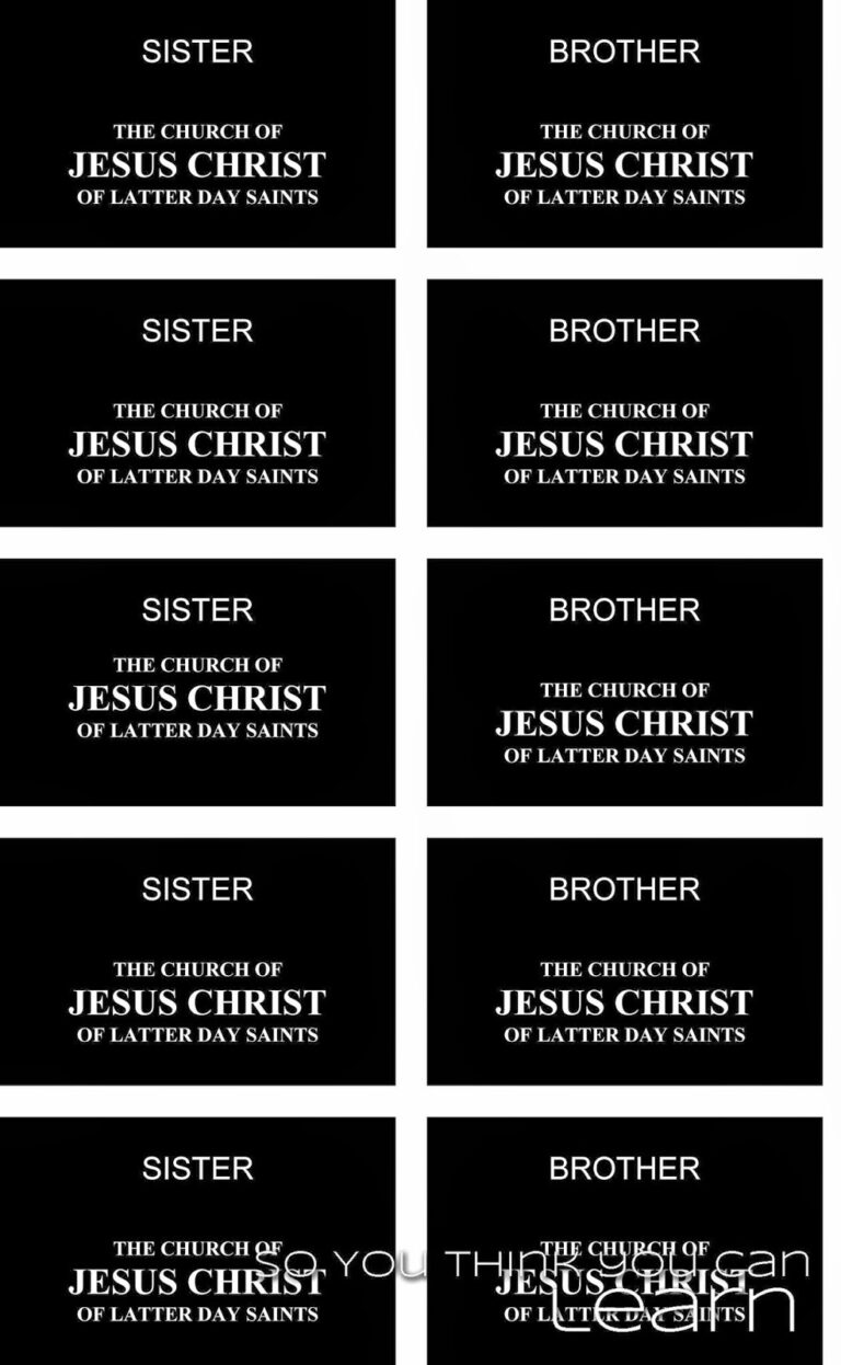 So You Think You Can Learn Primary Activity Missionary Training Center Gathering Activity