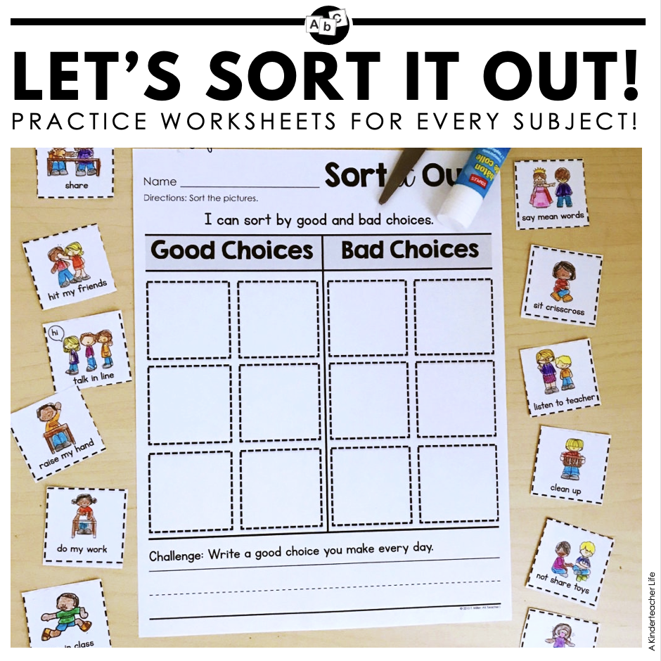 Sorting Worksheets For All Content Areas FREEBIE Included A Sorting Worksheets For All Content Areas FREEBIE Included A