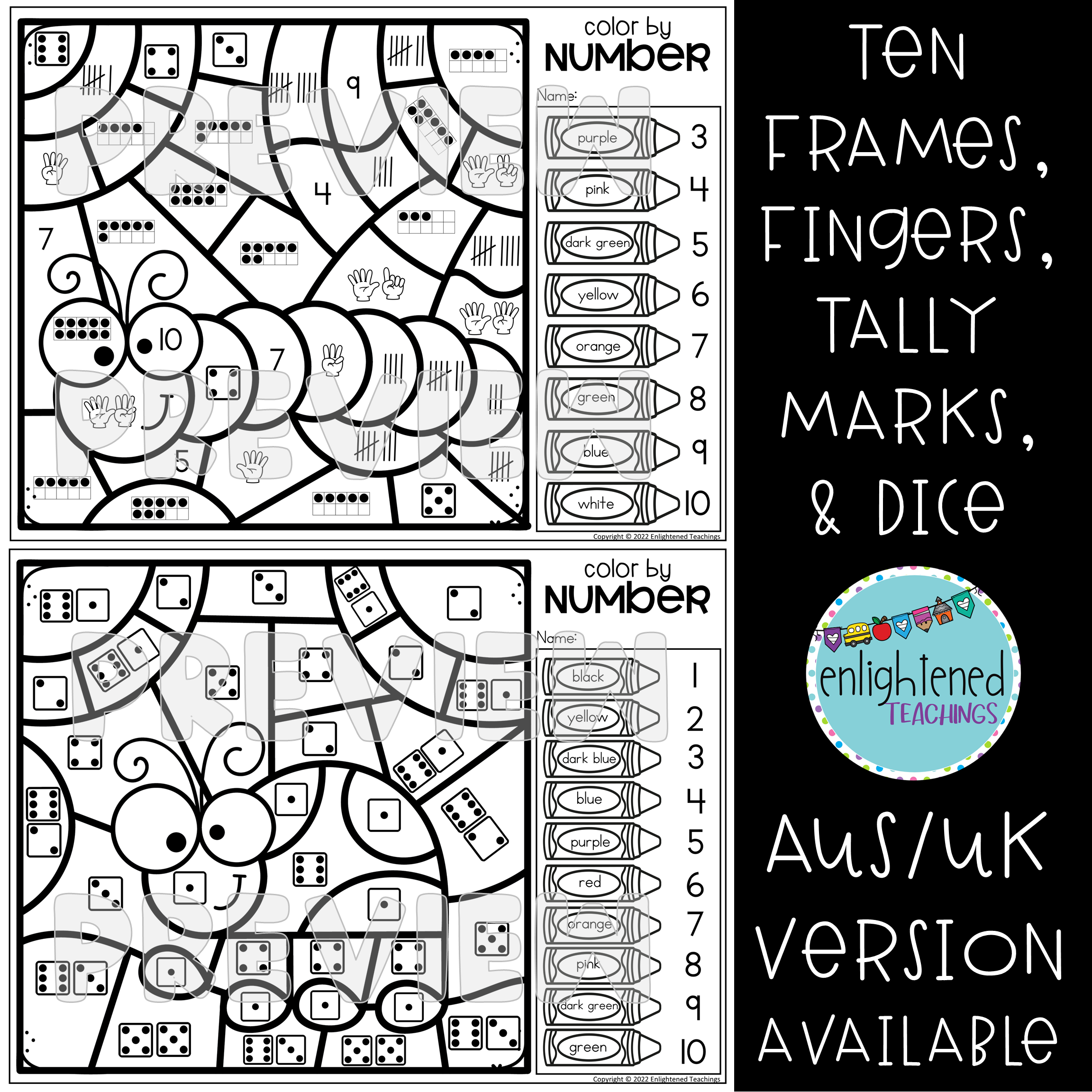 Free Printable Worksheets On Subitizing