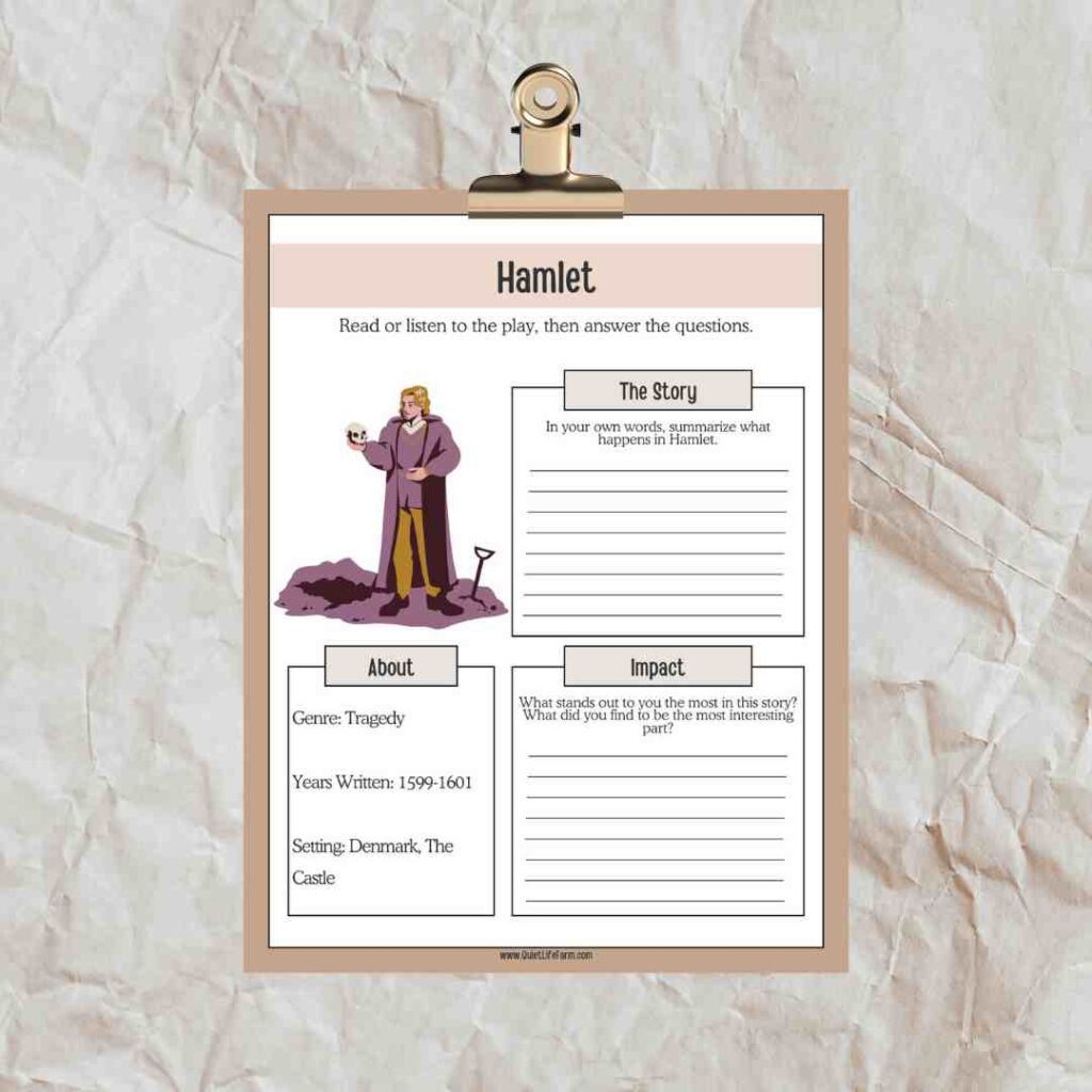 Stories From Shakespeare Quiet Life Farm