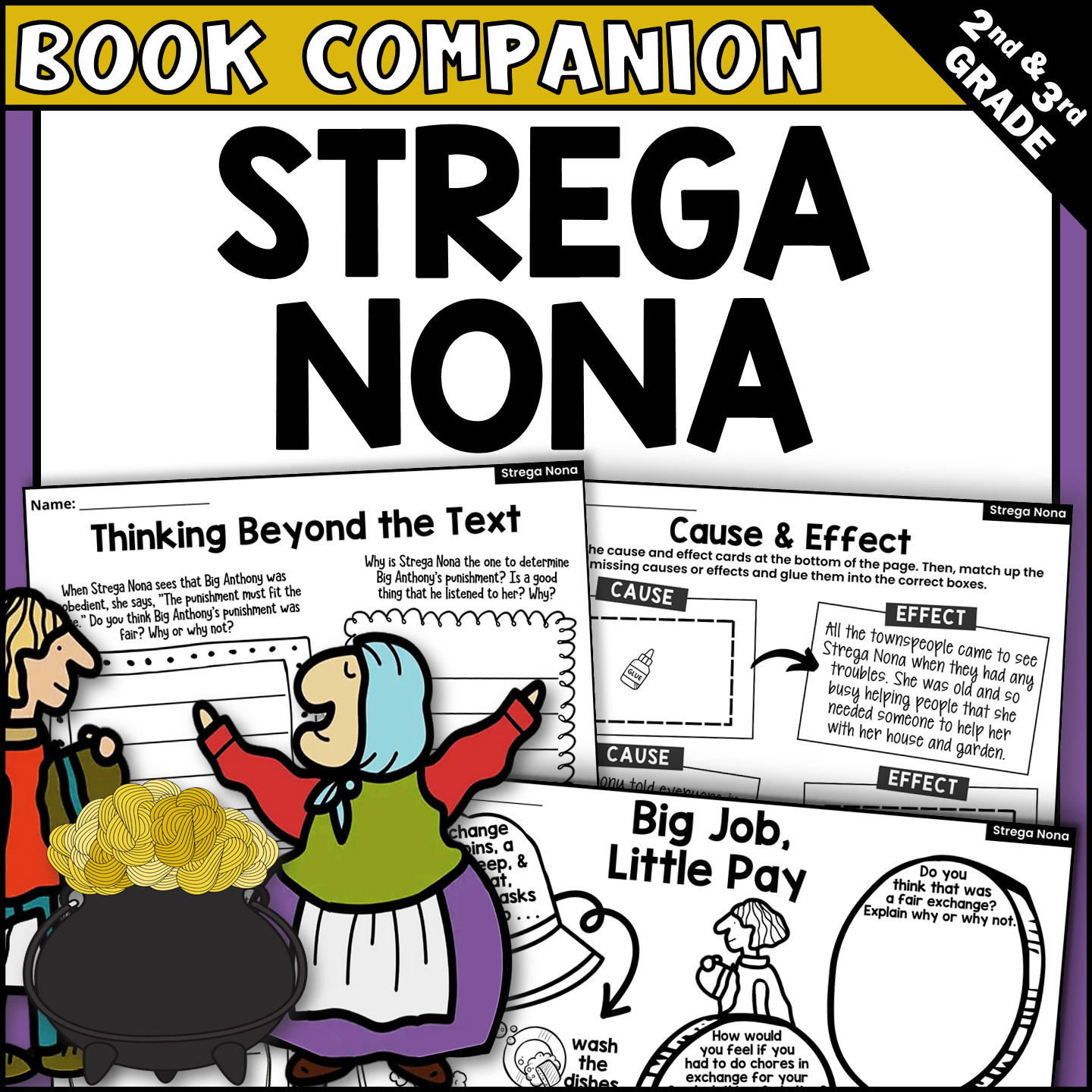 Free Printable Strega Nona Worksheets