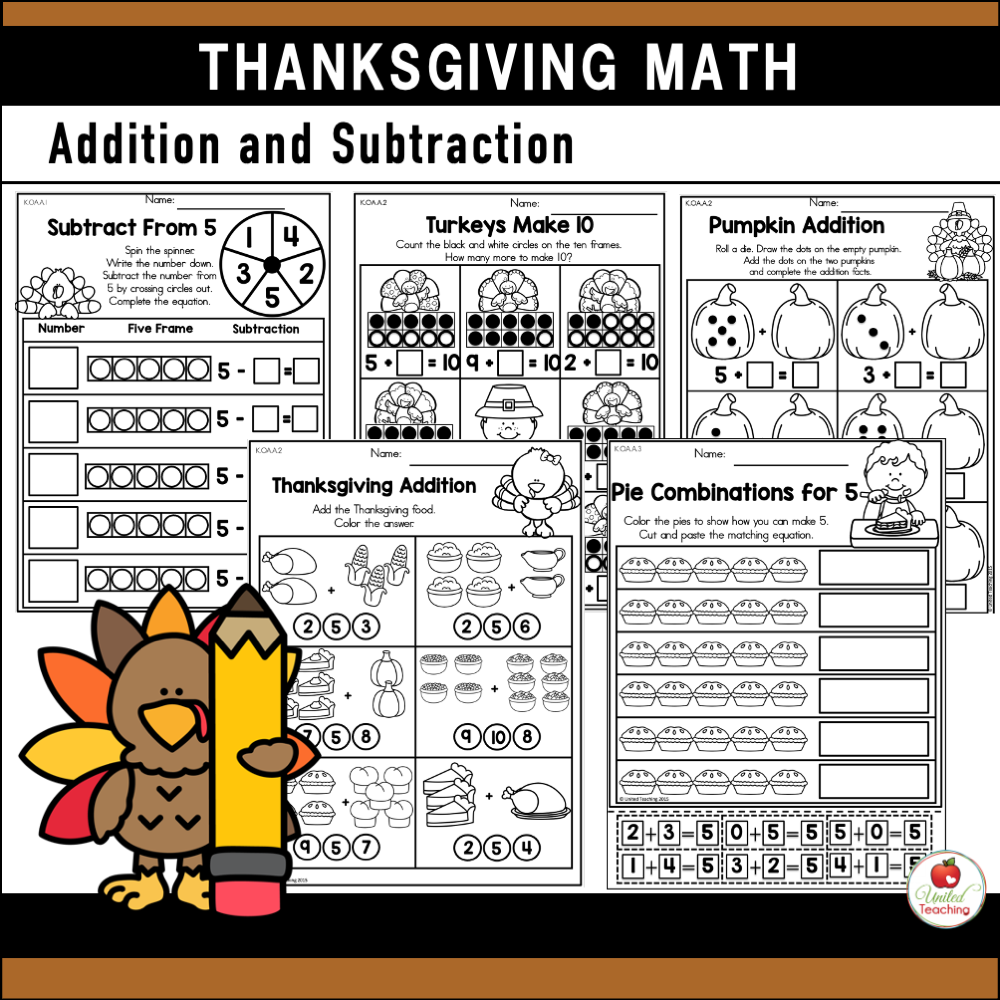 Subtract Within 100 Thanksgiving Word Problems Printable Math Worksheets Library