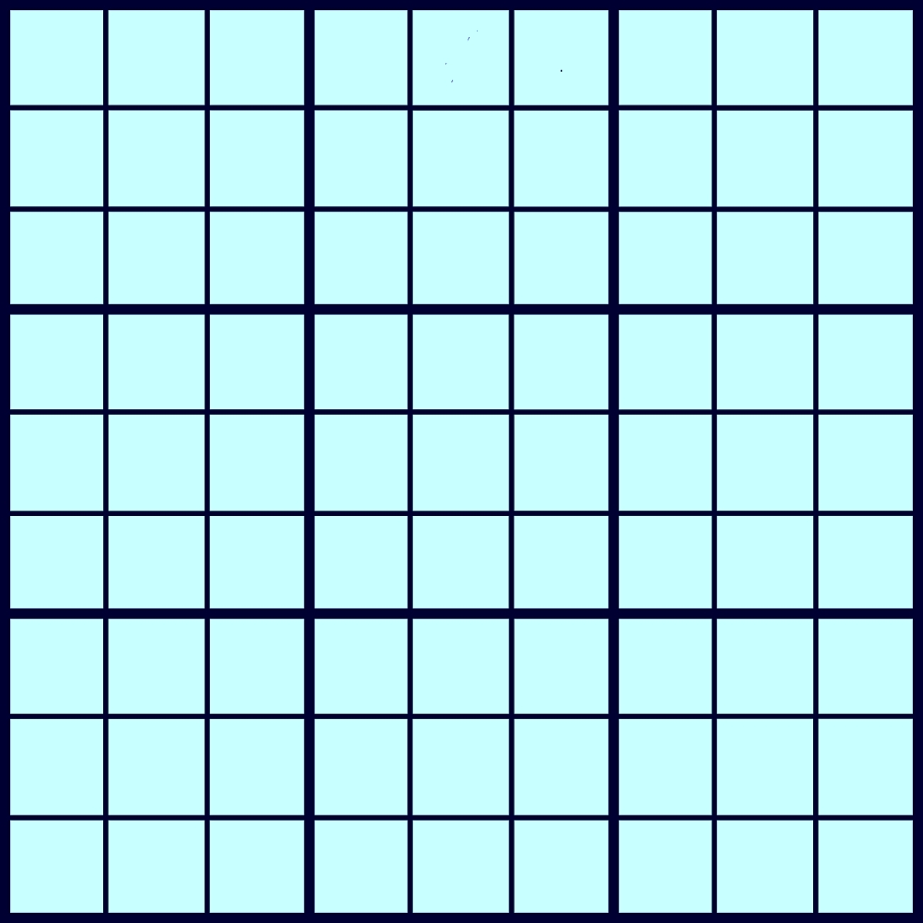 Blank Sudoku Board Free Printable