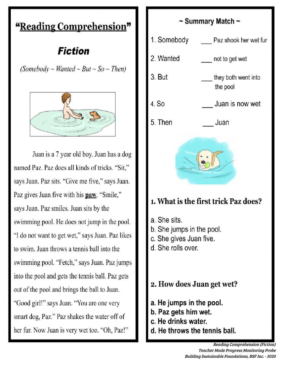 Summarizing Hot Dog Notes Worksheet Live Worksheets Worksheets Library
