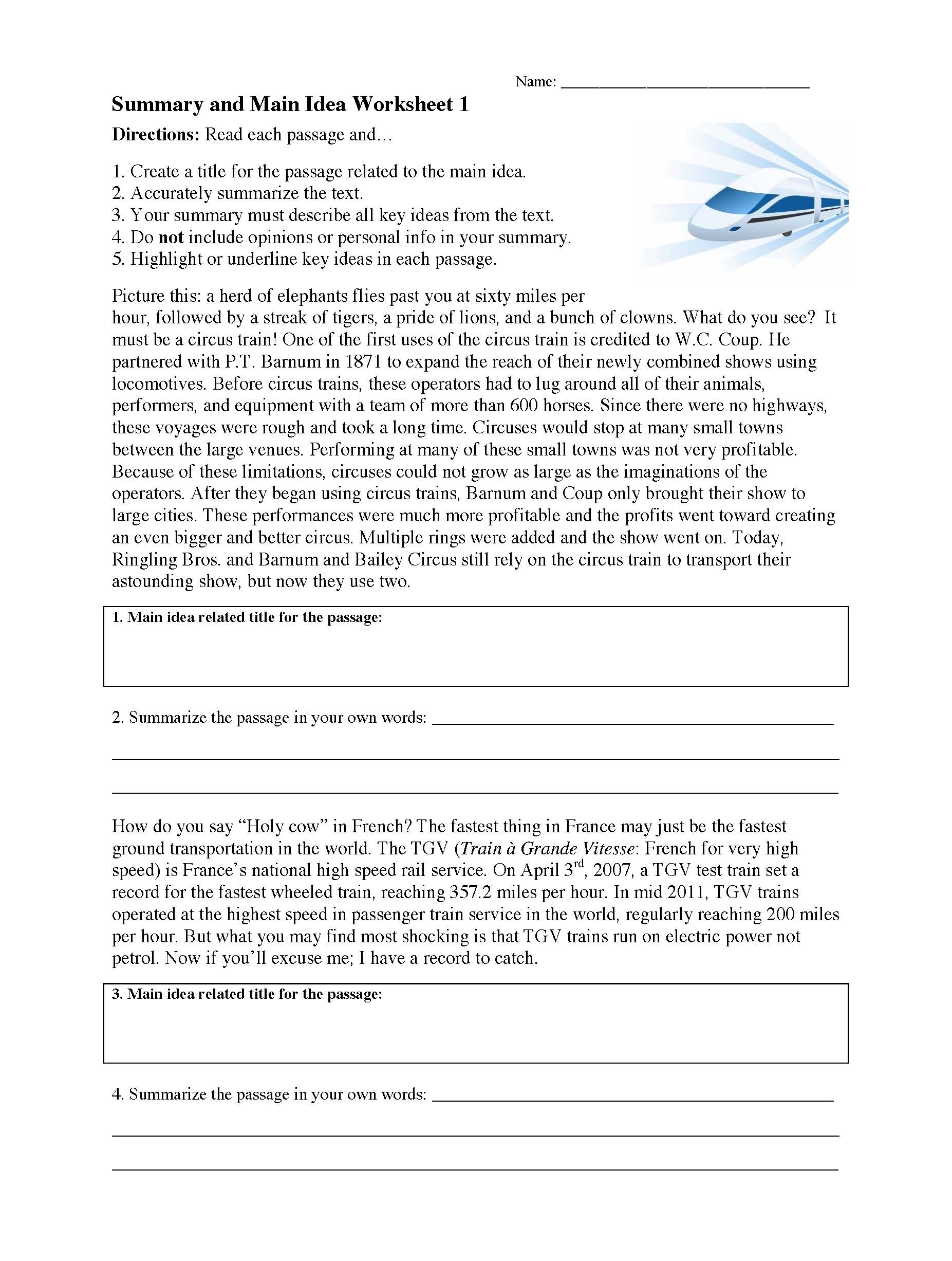 Summarizing Worksheets U0026 Activities Reading Comprehension Summarizing Worksheets U0026 Activities Reading Comprehension