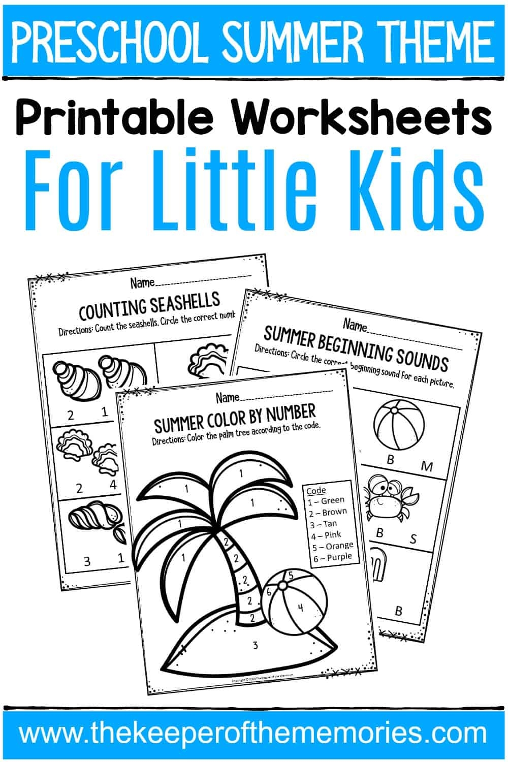 Free Printable Worksheets For Summer Kindergarten