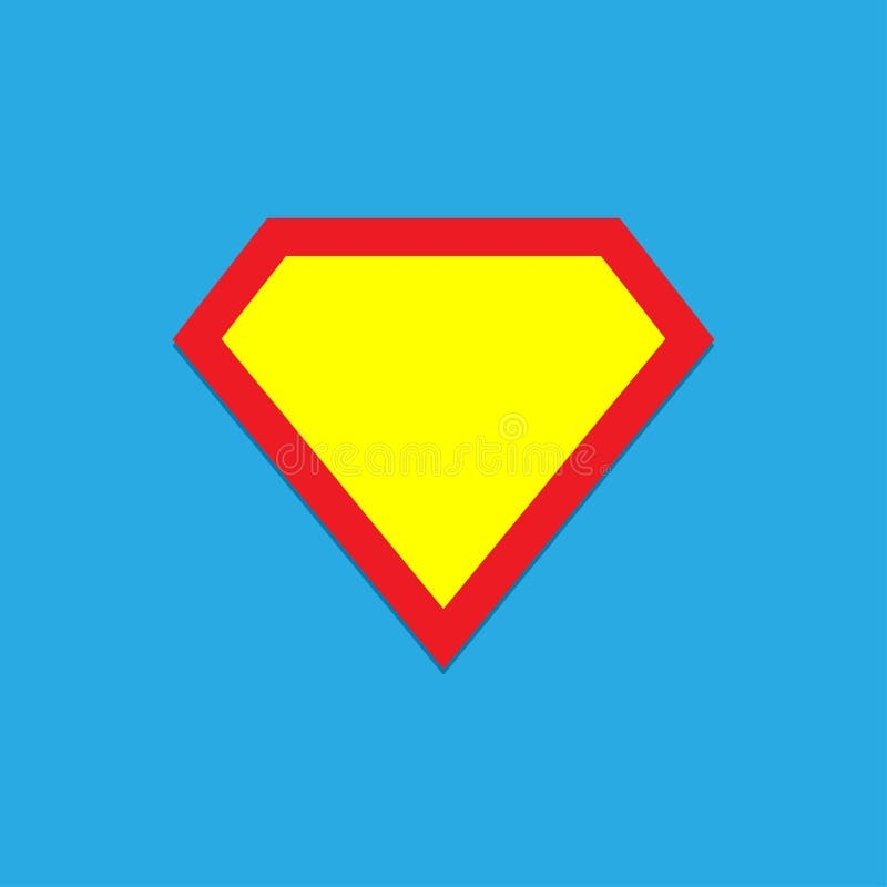 Superman Logo Blank Stock Illustrations 106 Superman Logo Blank 