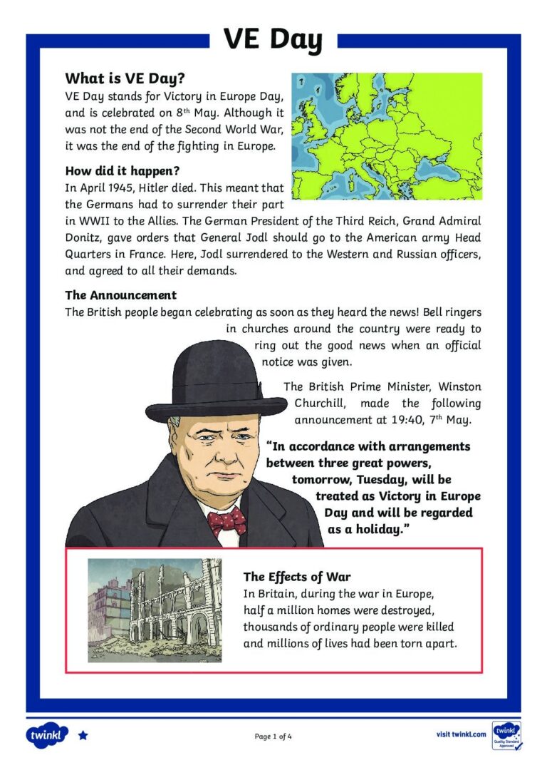 T2 h 5396 ks2 ve day differentiated reading comprehension activity ver 6 St James Primary School Wetherby