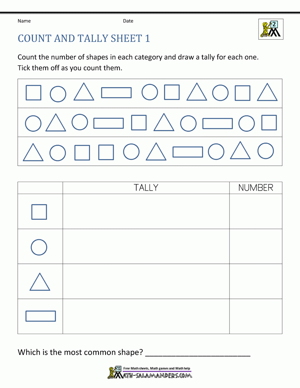Tally Chart Worksheets Tally Chart Worksheets