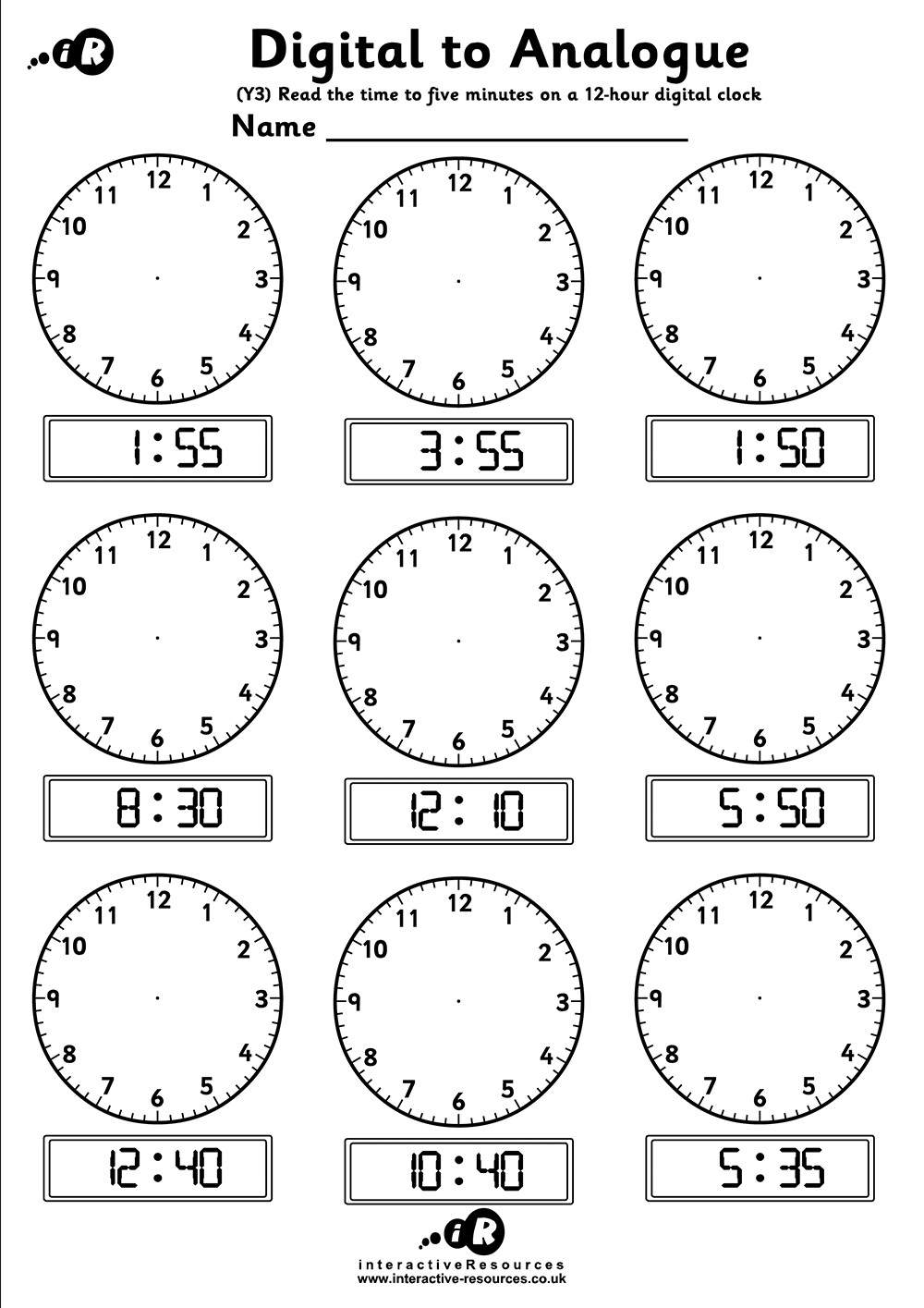 Teaching Time Free Telling Time Worksheets Worksheets Library