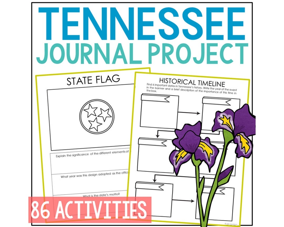 TENNESSEE State History Project Activity Social Studies Unit Study Lesson Plans 4th 5th 6th 7th Grade Homeschool Printable Worksheets Etsy