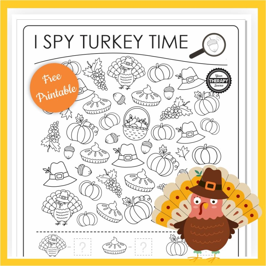 Free Printable Thanksgiving Activity Worksheets