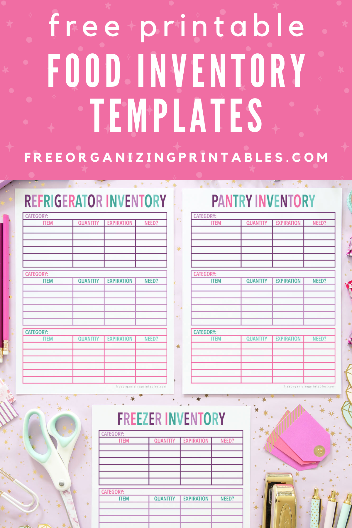 The Best Food Inventory Printables To Organize Your Kitchen