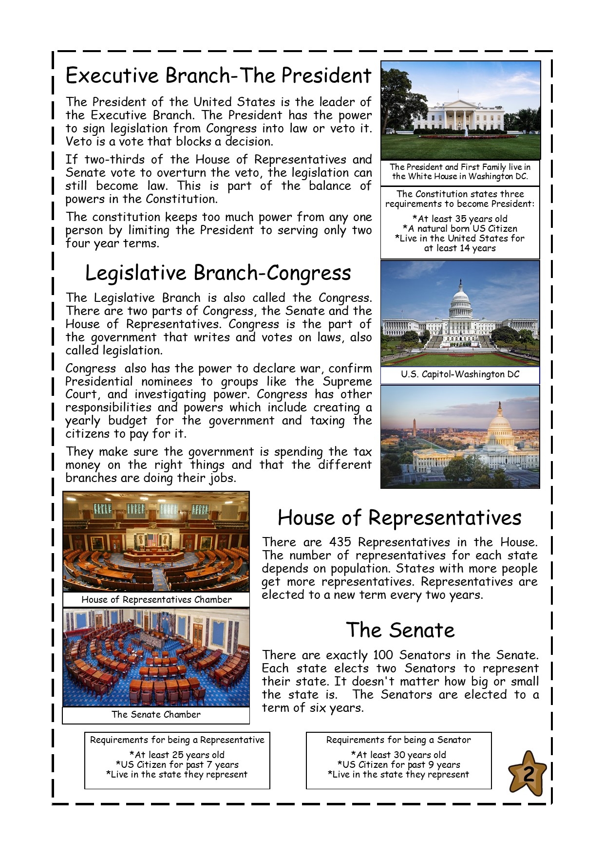 The Constitution Reading Comprehension Passage Made By Teachers