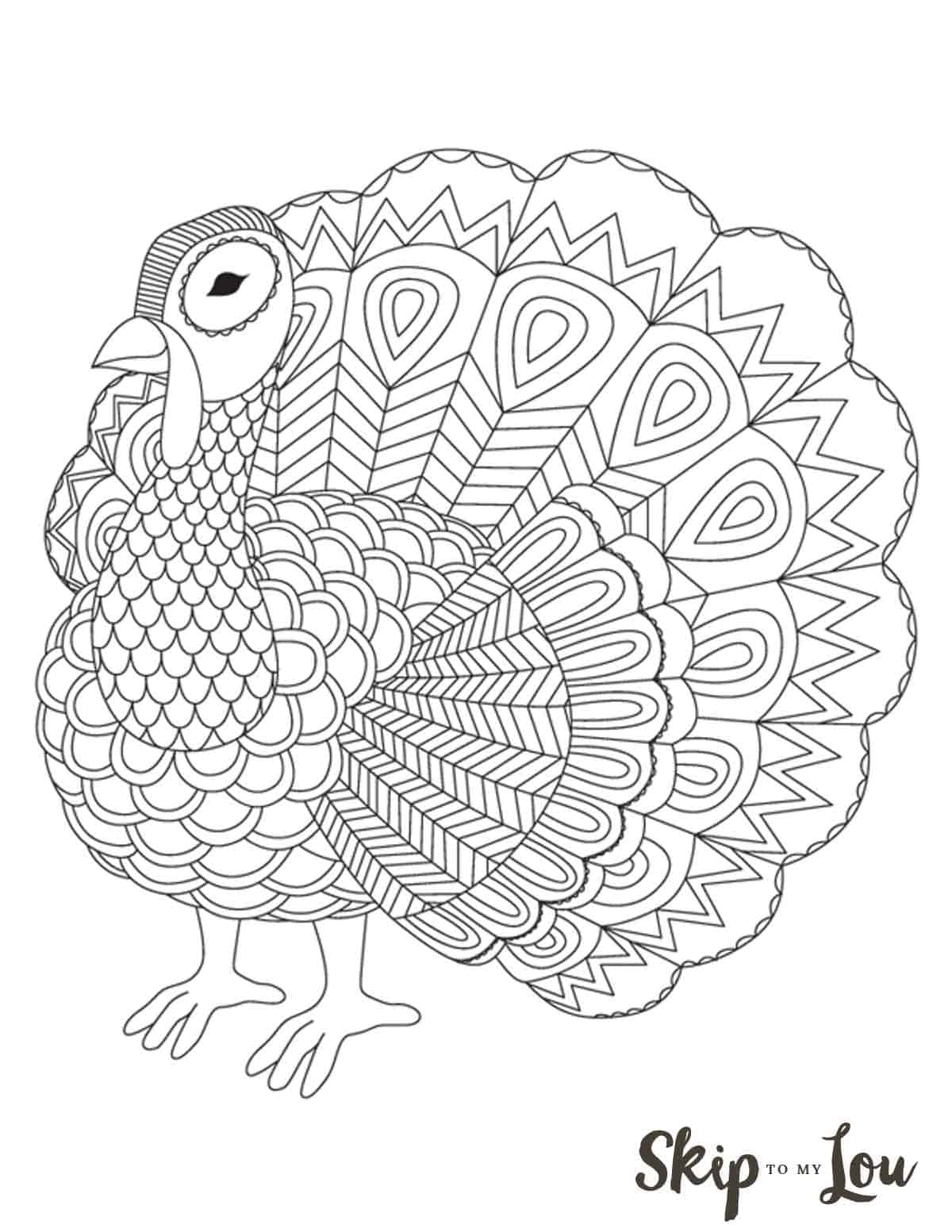 The CUTEST Free Turkey Coloring Pages Skip To My Lou Worksheets Library