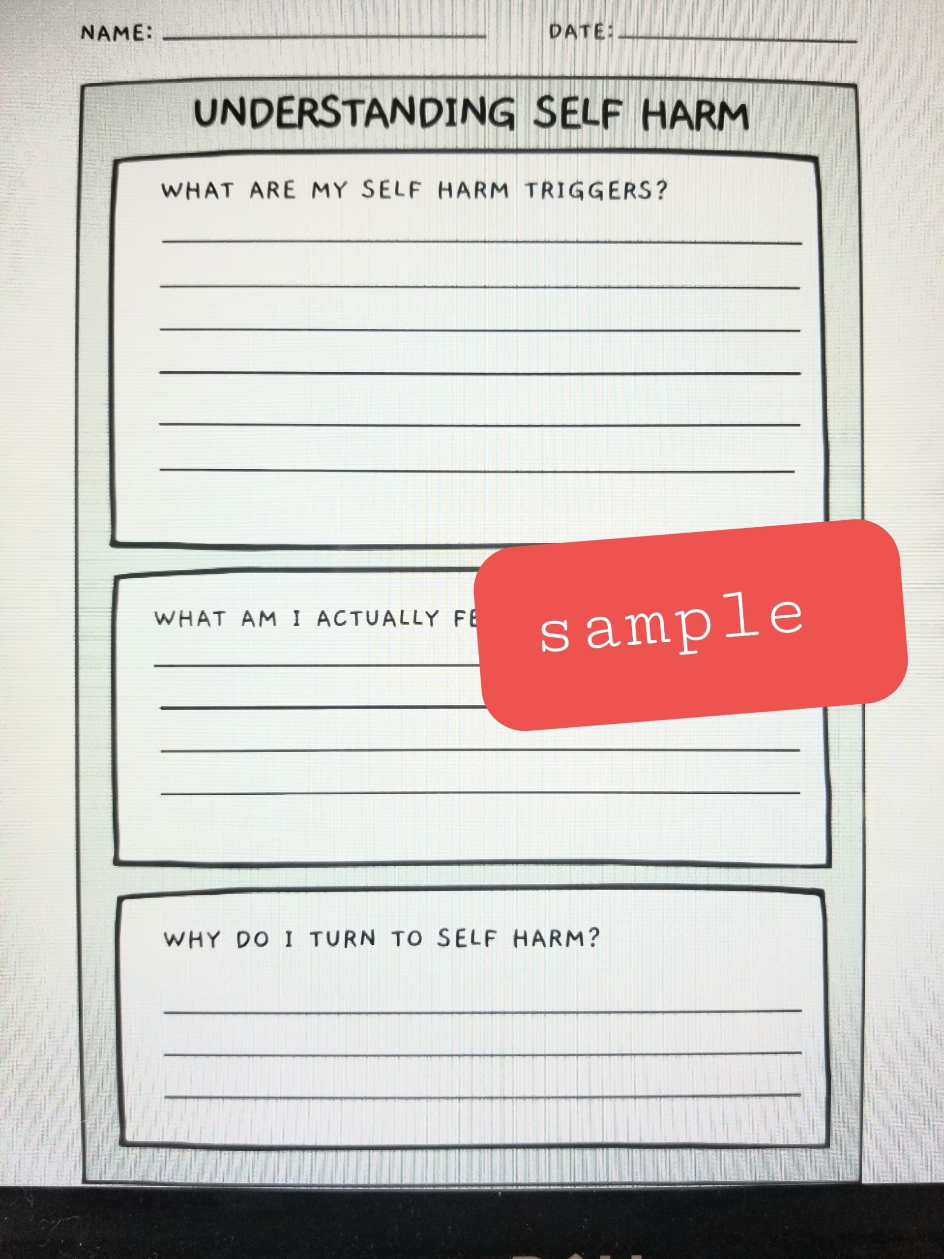 Therapist Counselor WORKSHEETS 