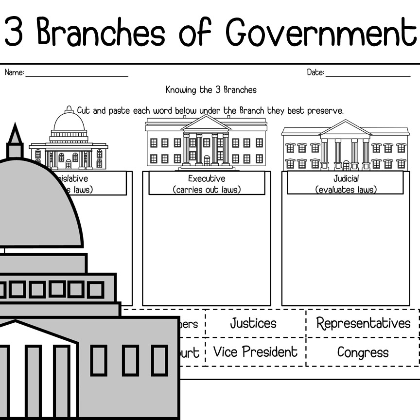 Free Printable U S Government Worksheets