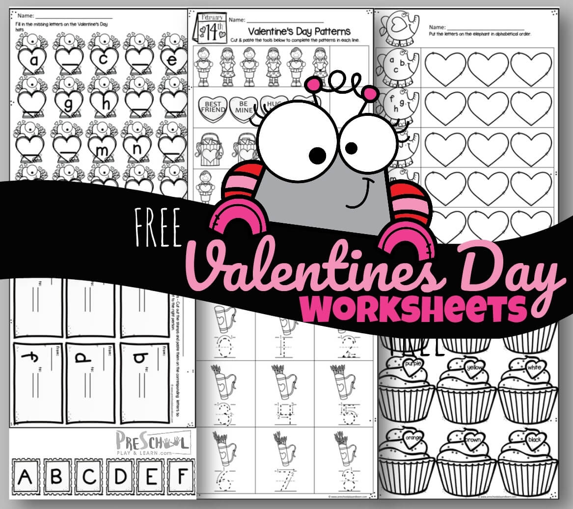 Free Printable Valentine Reading Worksheets