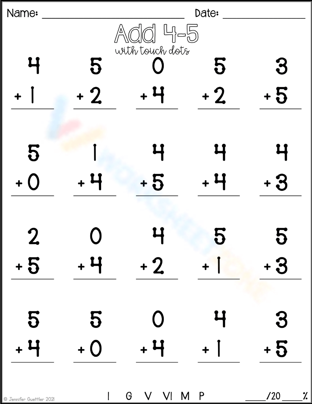 Touch Math Multiplication ShowMe Worksheets Library