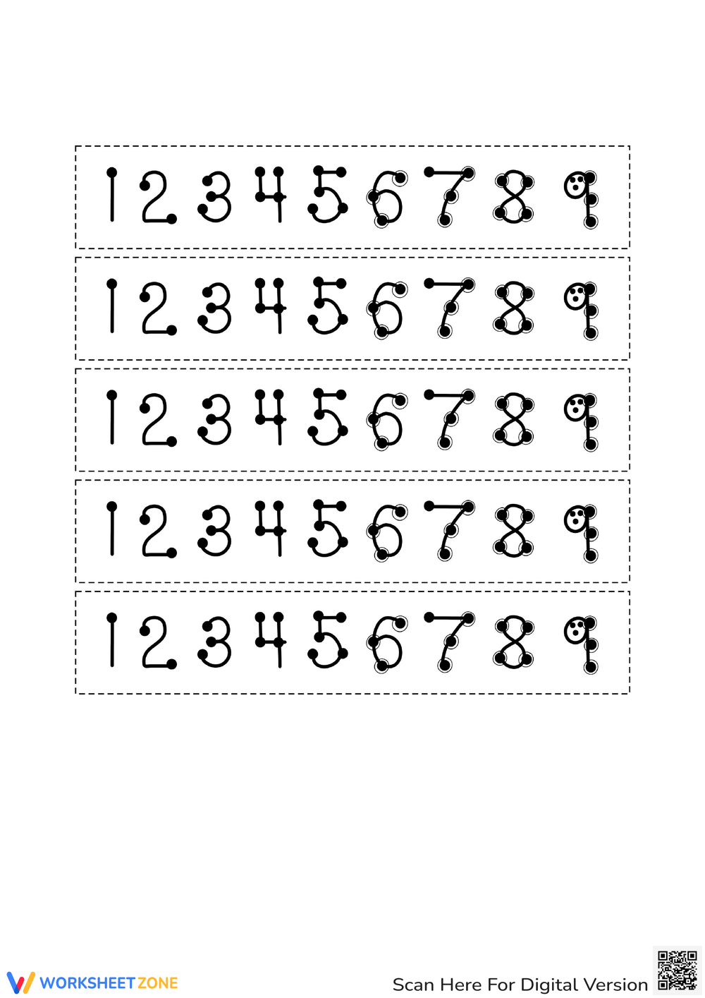 Free Printable Touch Point Addition Worksheets