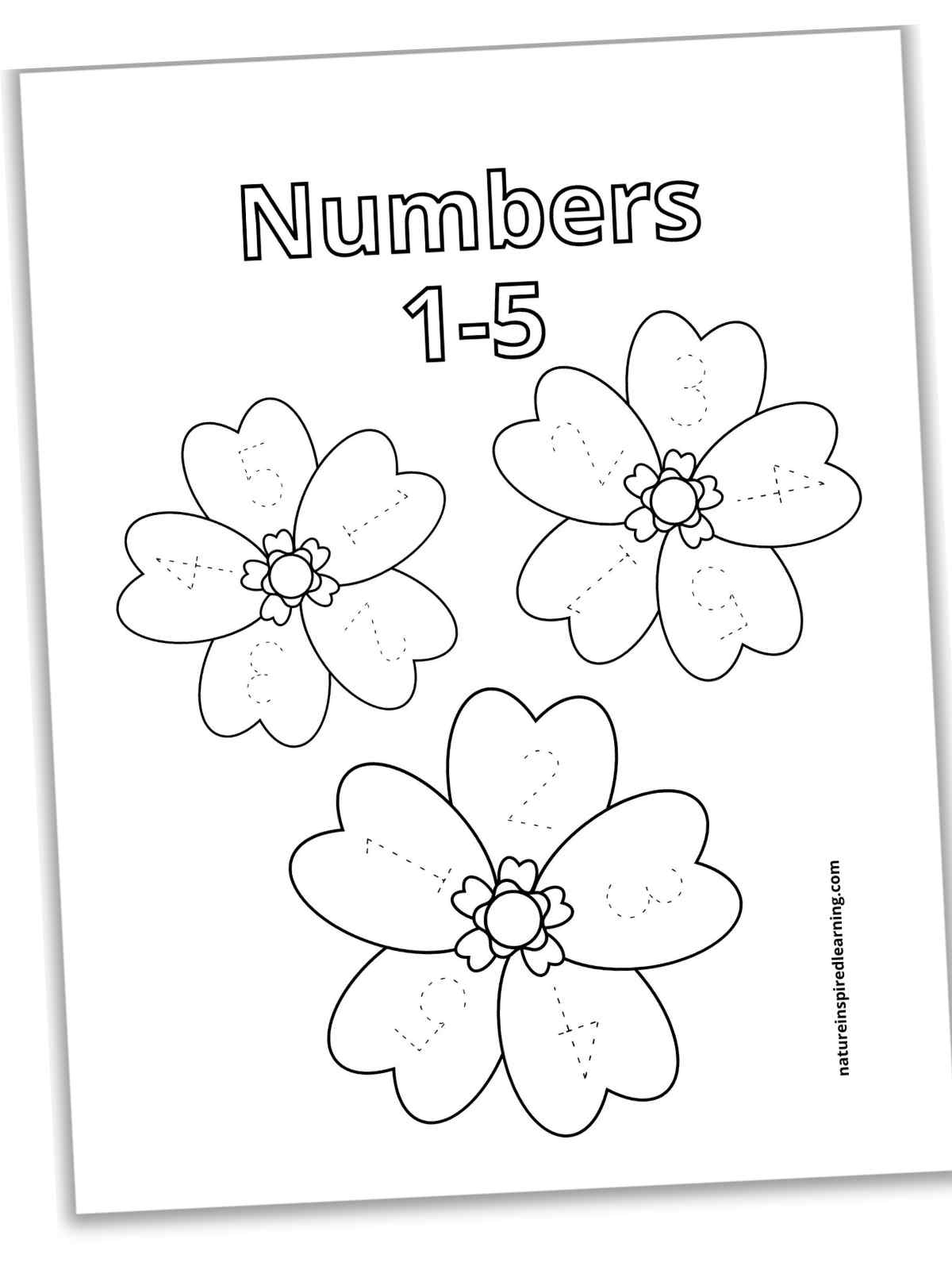 Tracing Numbers 1 5 Nature Inspired Learning