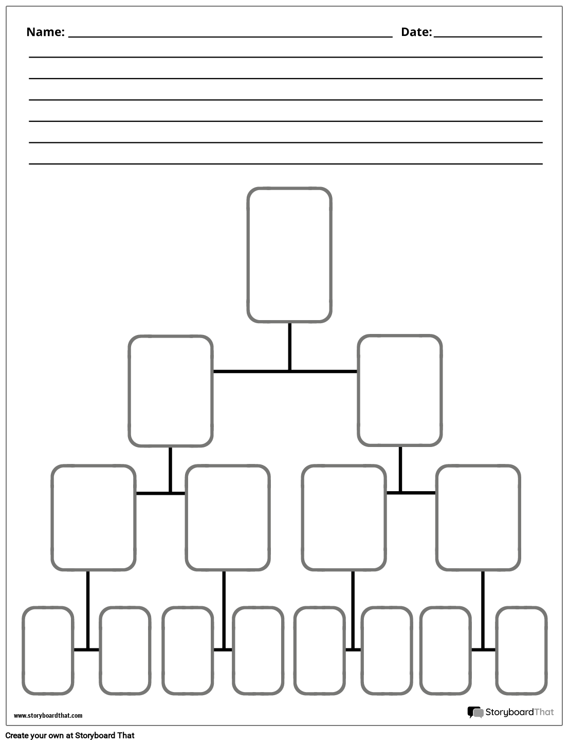 Tree Diagram Templates Online Tree Diagram Maker