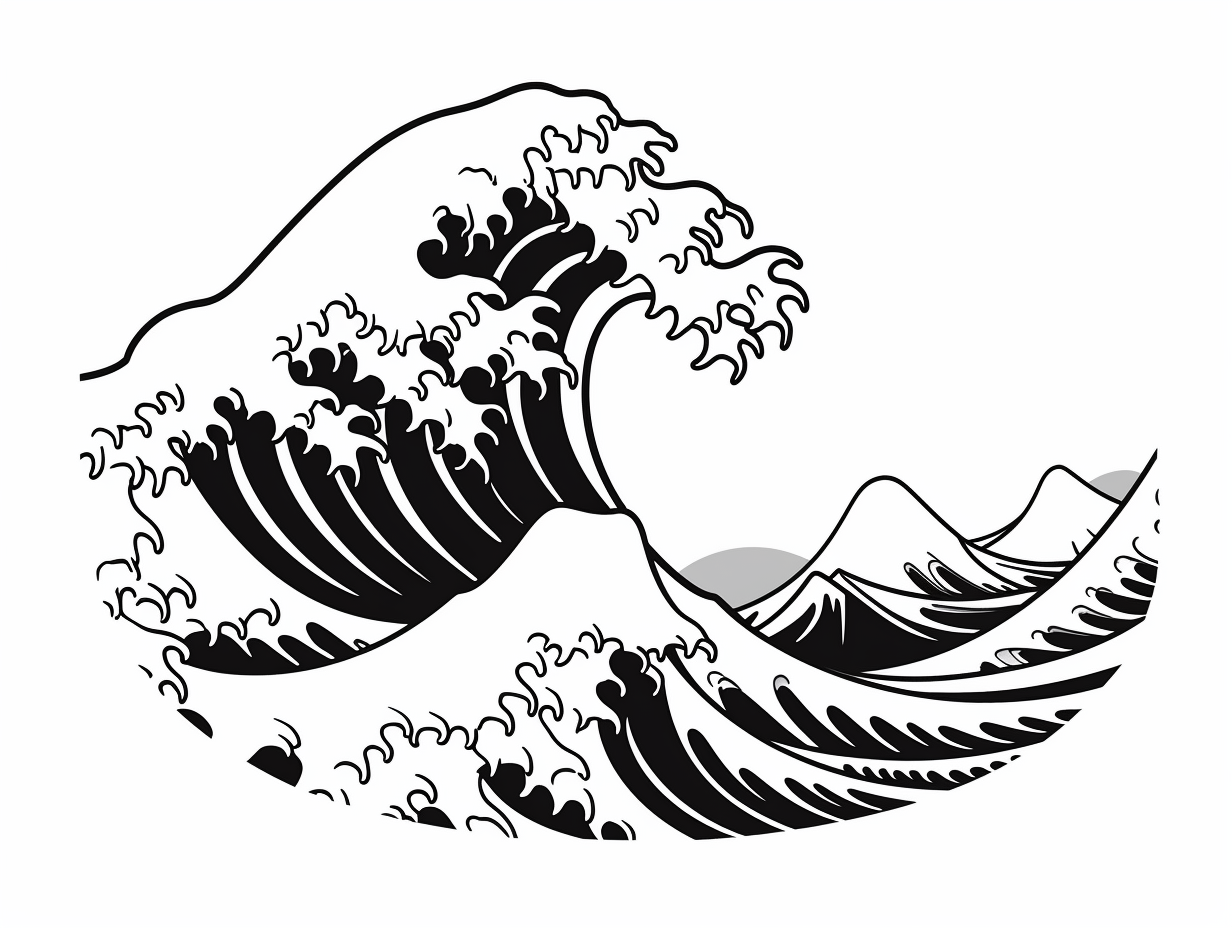 Tsunami Coloring Pages Top 64 Free Printable Designs