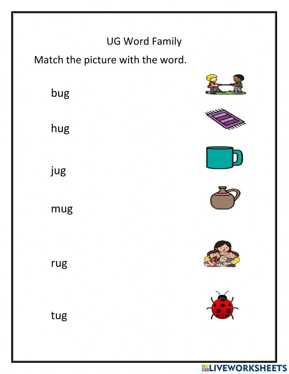 Free Printable Ug Family Worksheets