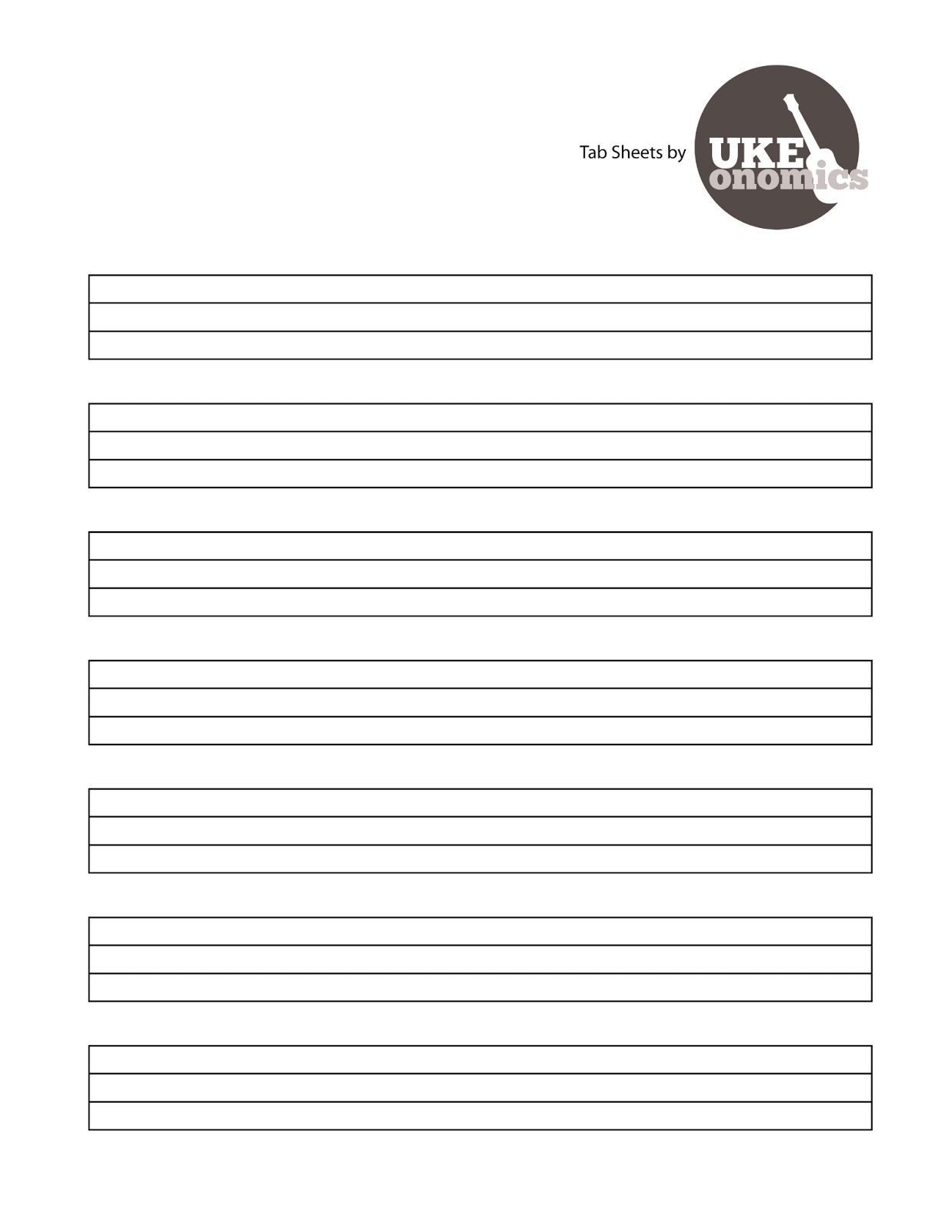 Free Printable Blank Chord Boxes