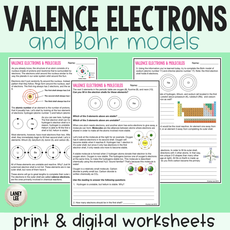 Free Printable Worksheets On Molecules