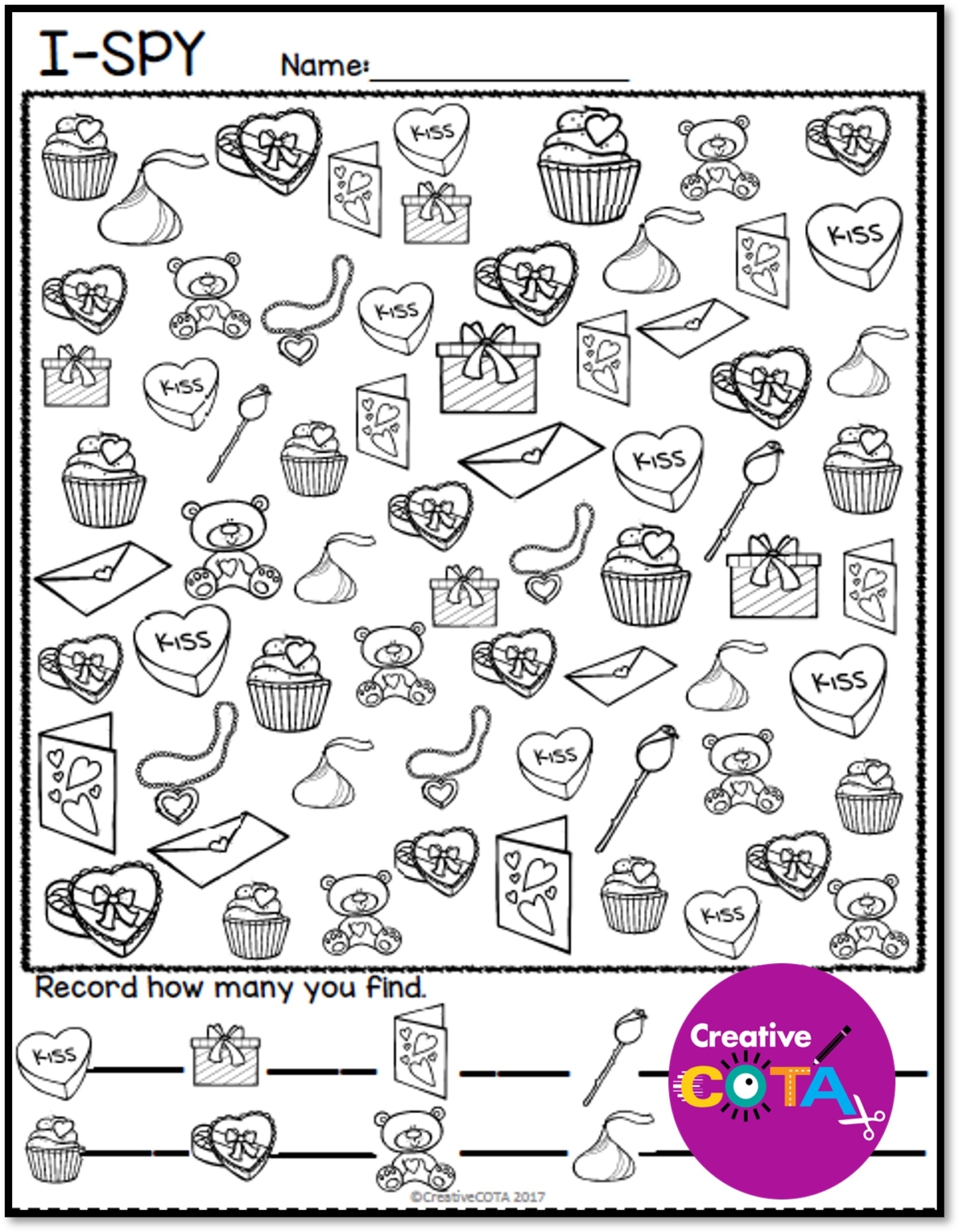 Free Printable Worksheets For Valentine& 39