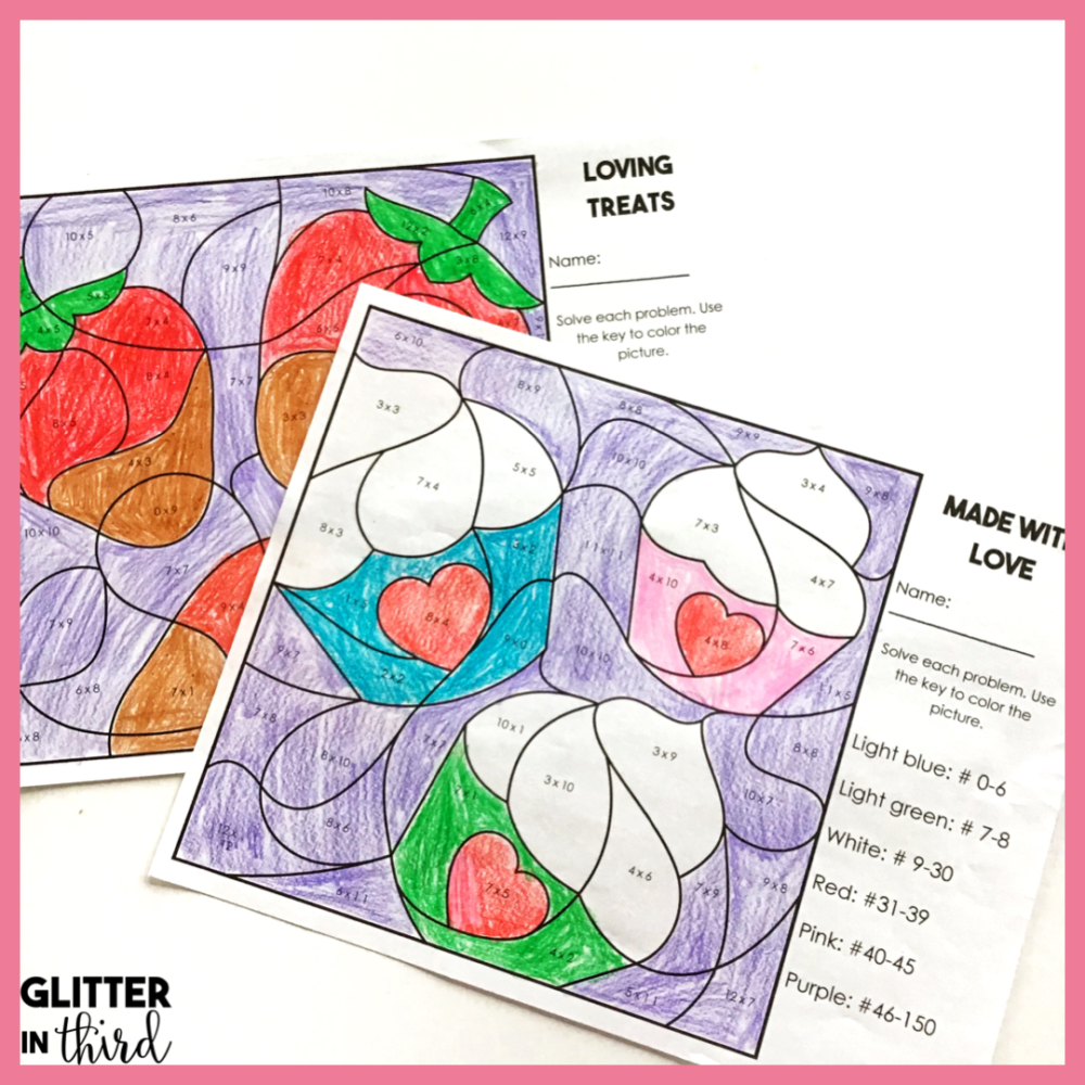 Valentine s Day Reading And Math Worksheets Your Students Will 