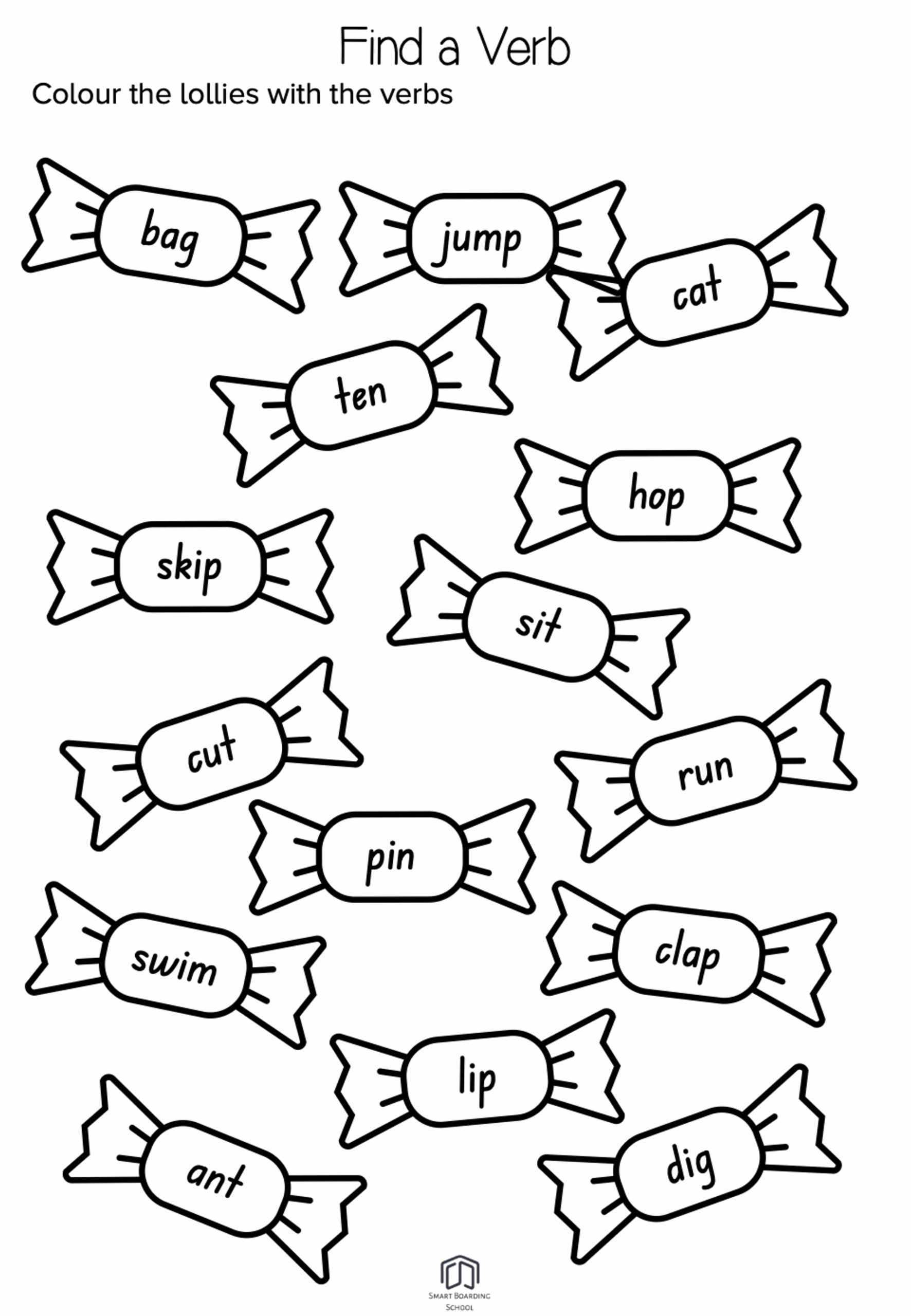 Verbs Worksheet