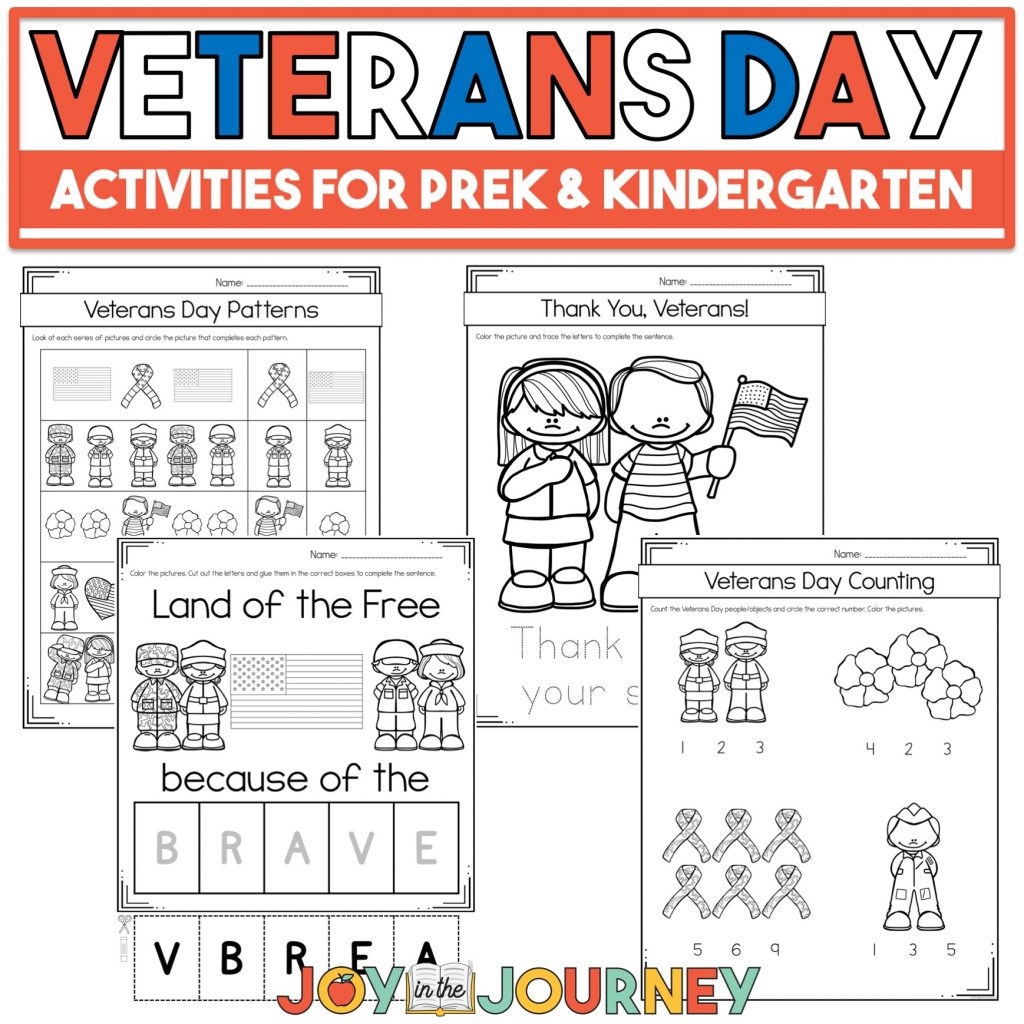 Veteran s Day Activities For Preschool U0026 Kindergarten Joy In The 