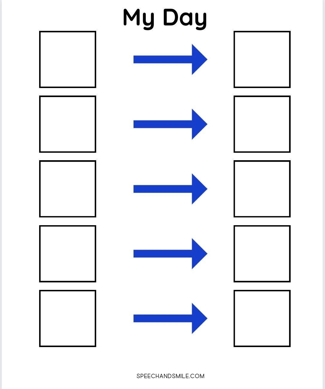 Visual Schedule Digital Download routine Chart to Do Chart speech 