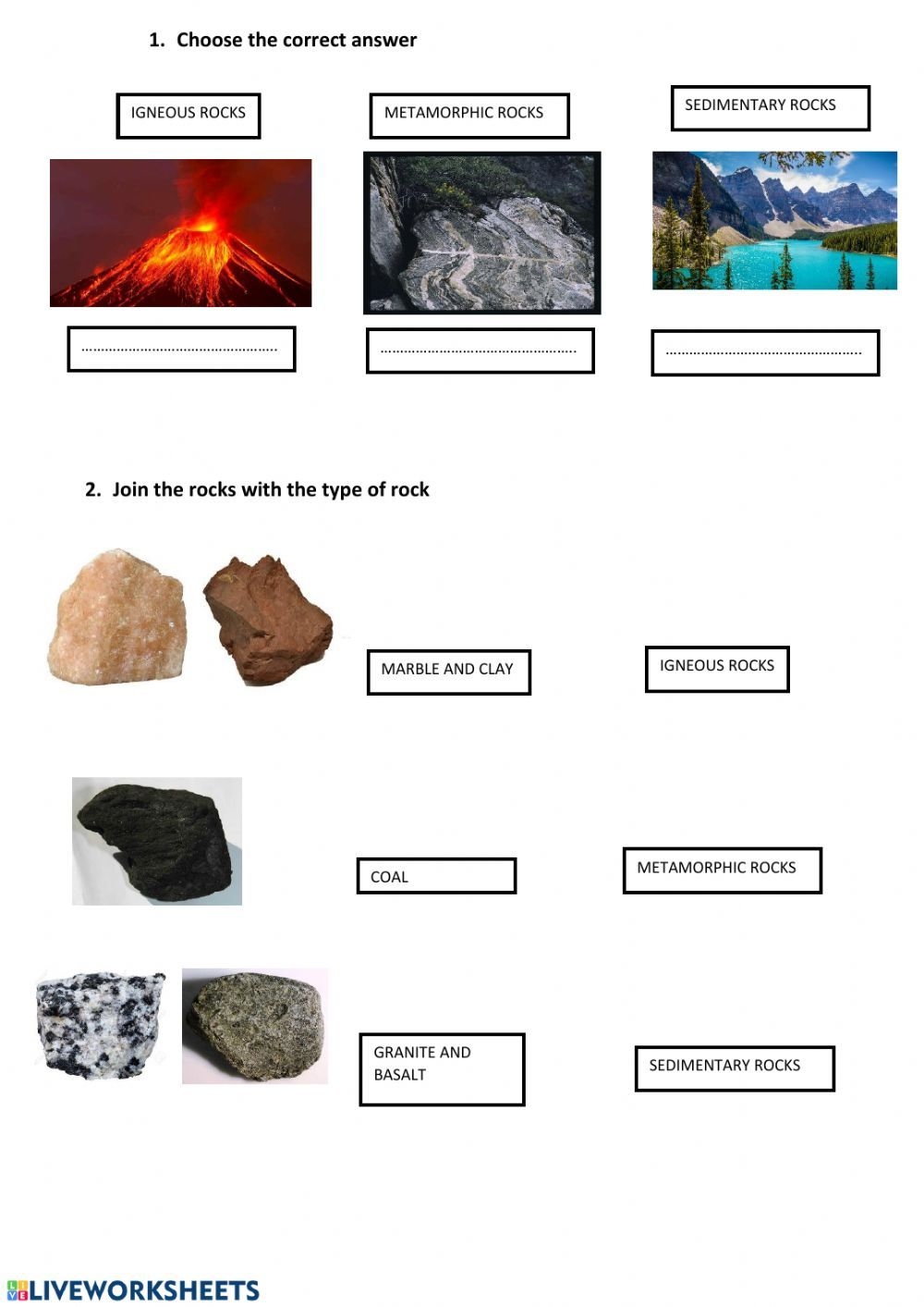 Volcanoes And Types Of Rocks Interactive Worksheet Rock Types Worksheets Library Volcanoes And Types Of Rocks Interactive Worksheet Rock Types Worksheets Library