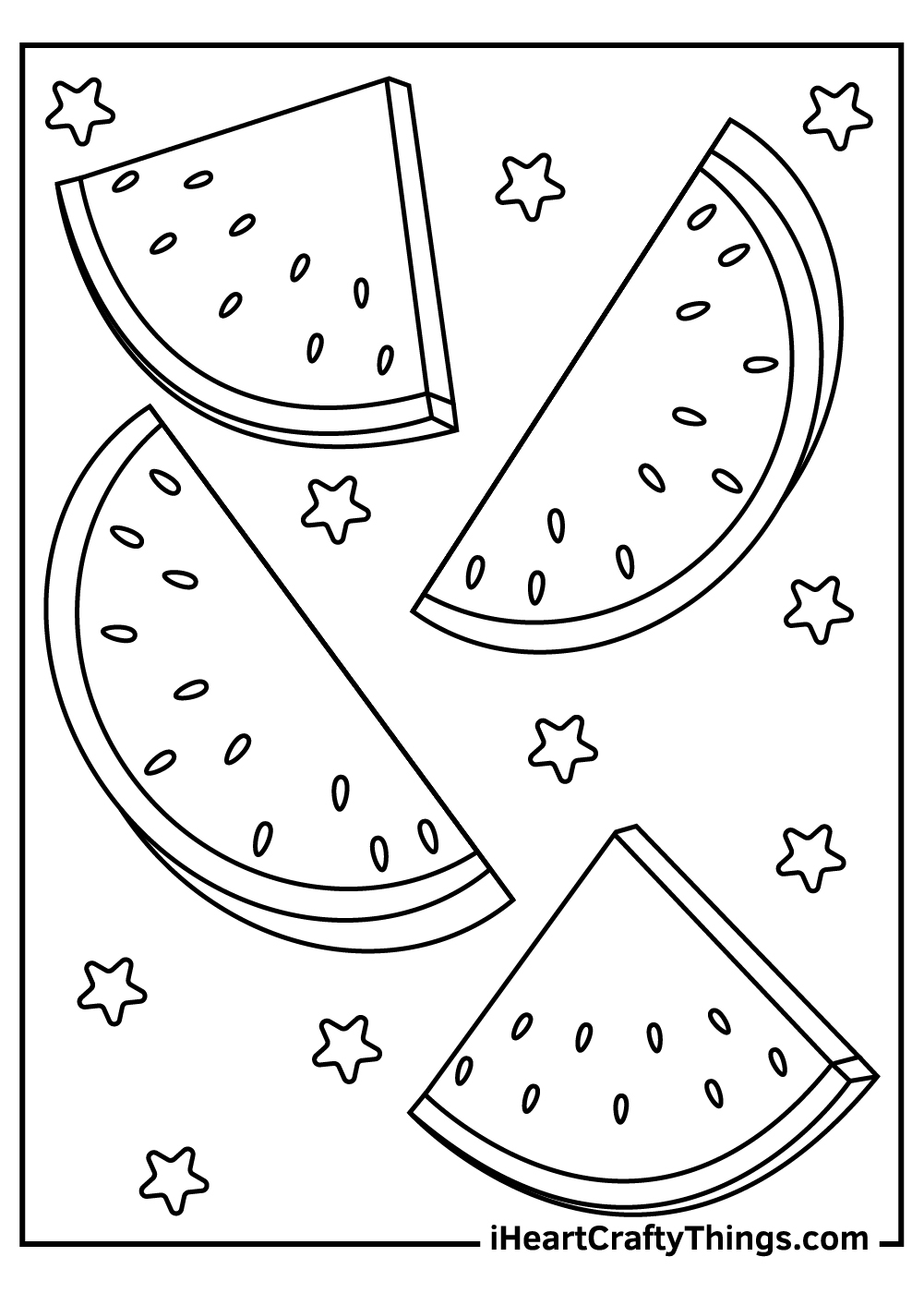 Watermelon Coloring Pages 100 Free Printables Watermelon Coloring Pages 100 Free Printables