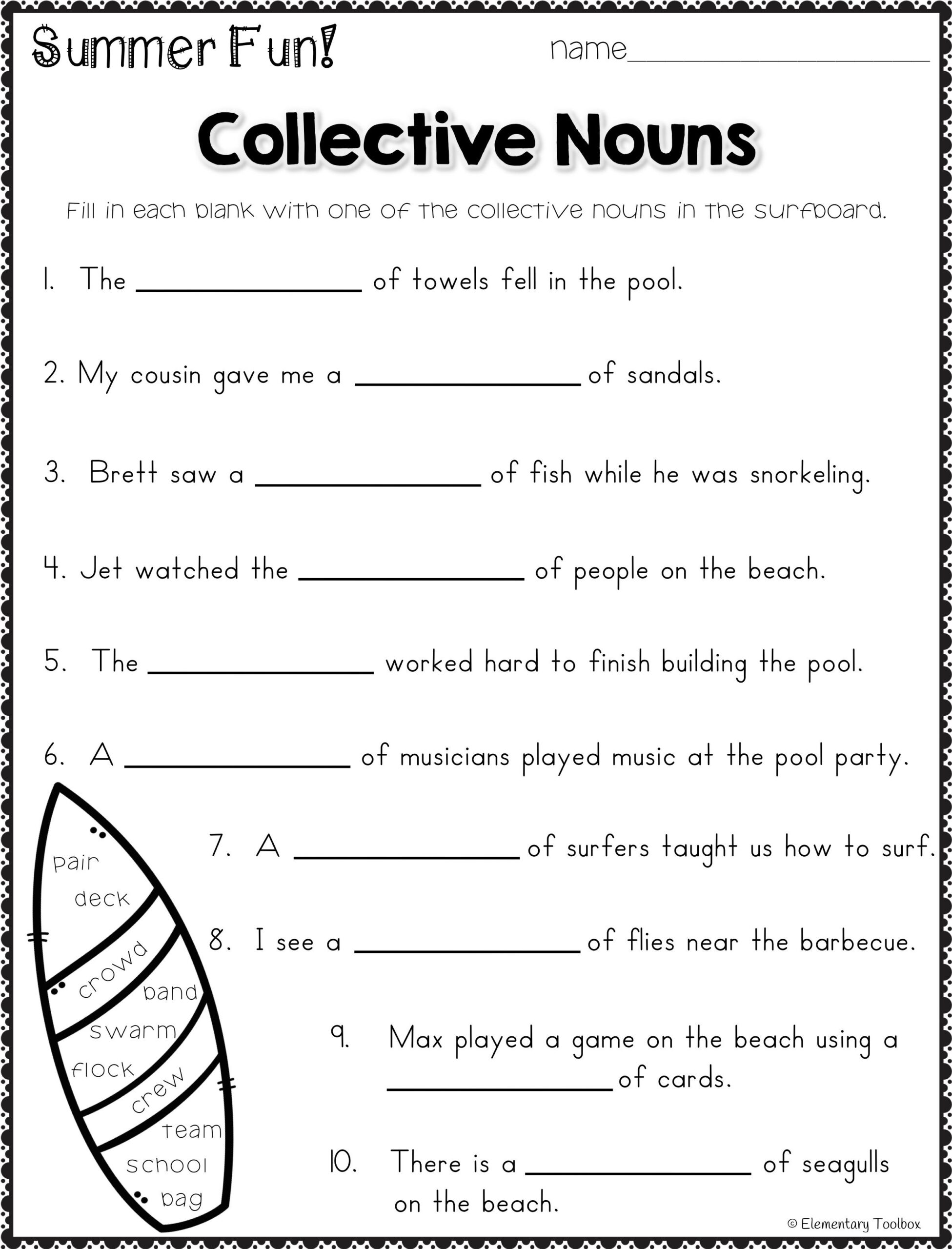 Weekly Grammar Worksheet Worksheet For 2nd 3rd Grade Lesson 