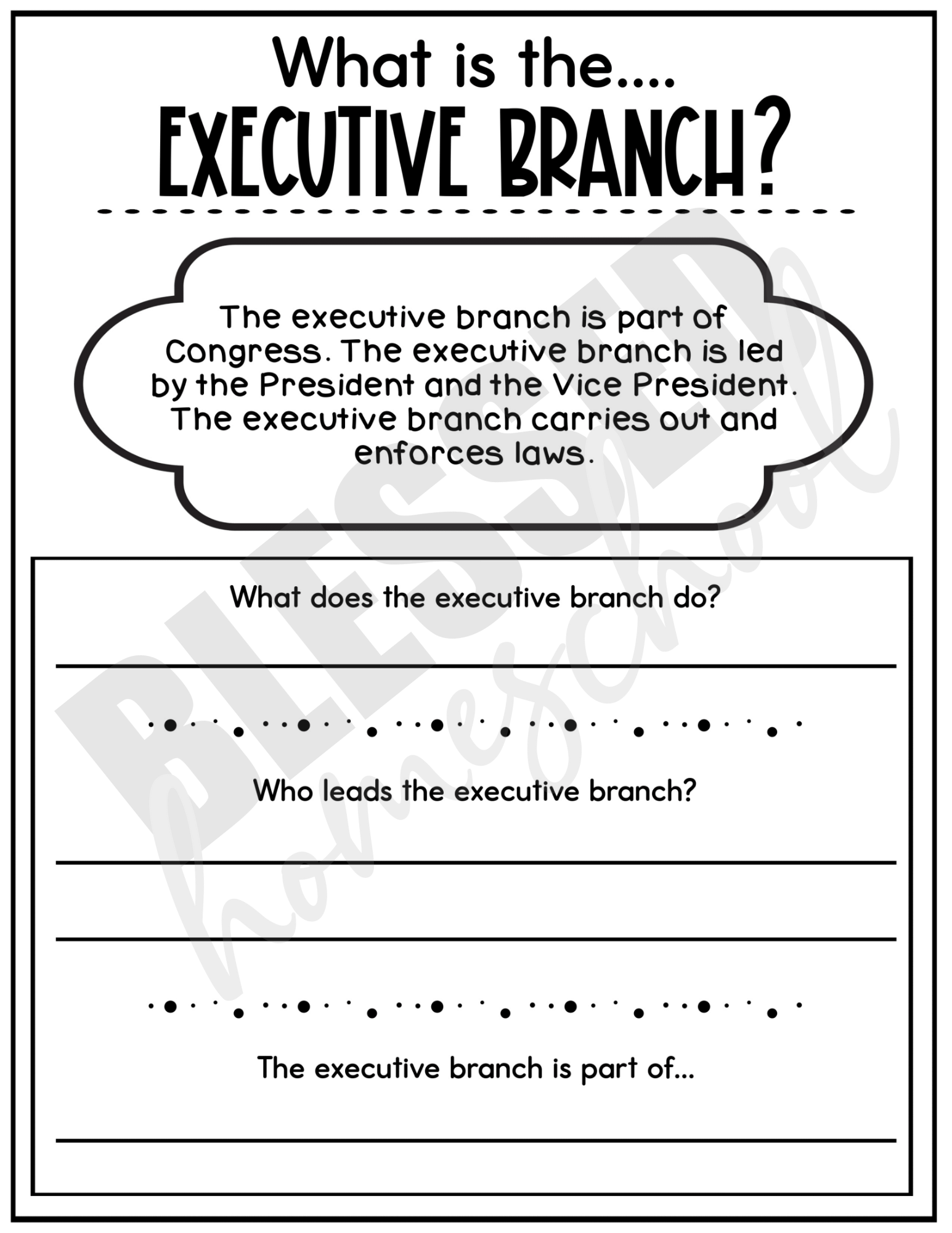 What Is The U S Government Printable Worksheets 