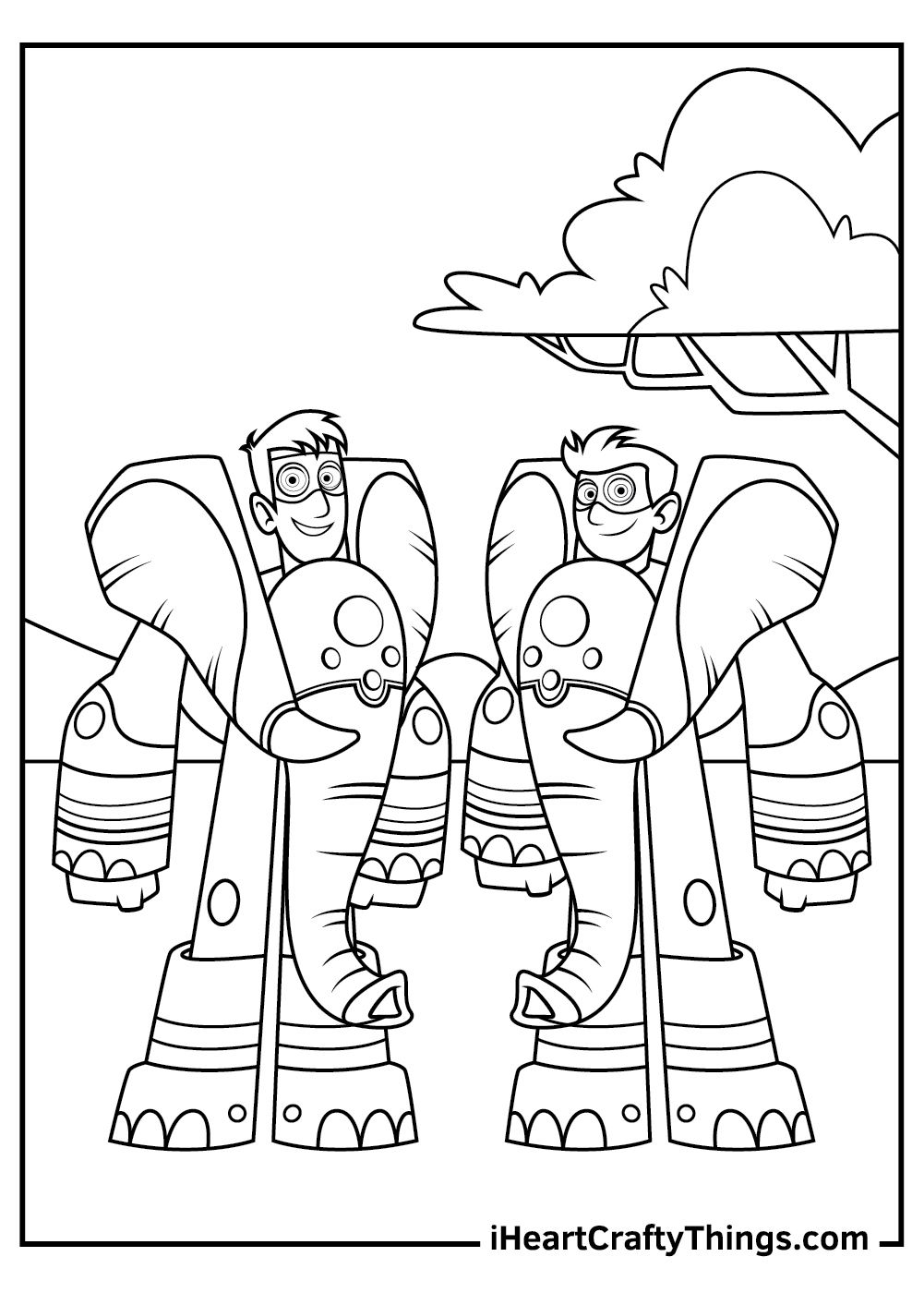 Wild Kratts Coloring Pages 100 Free Printables 