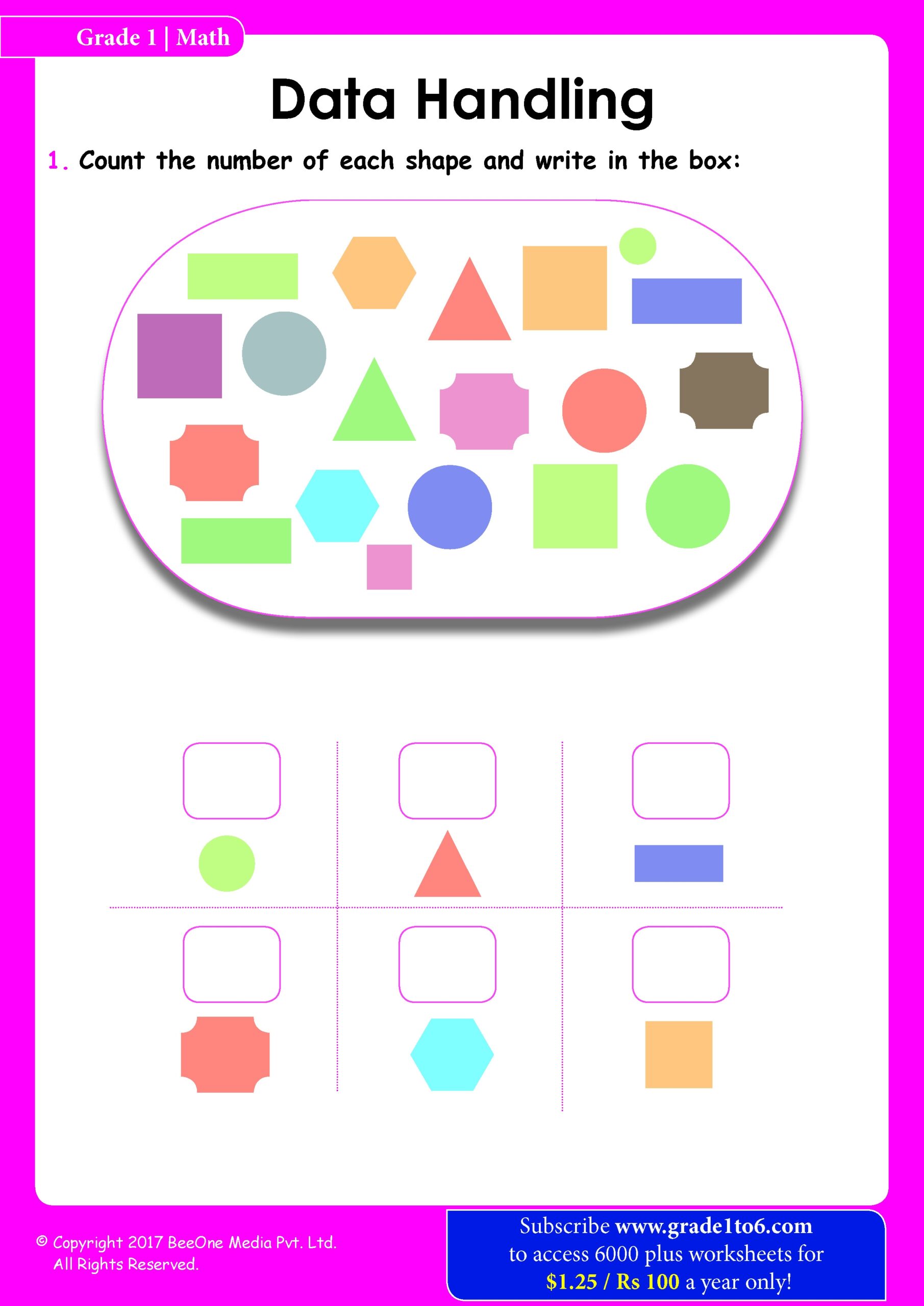 Free Printable Worksheets For Collecting Data