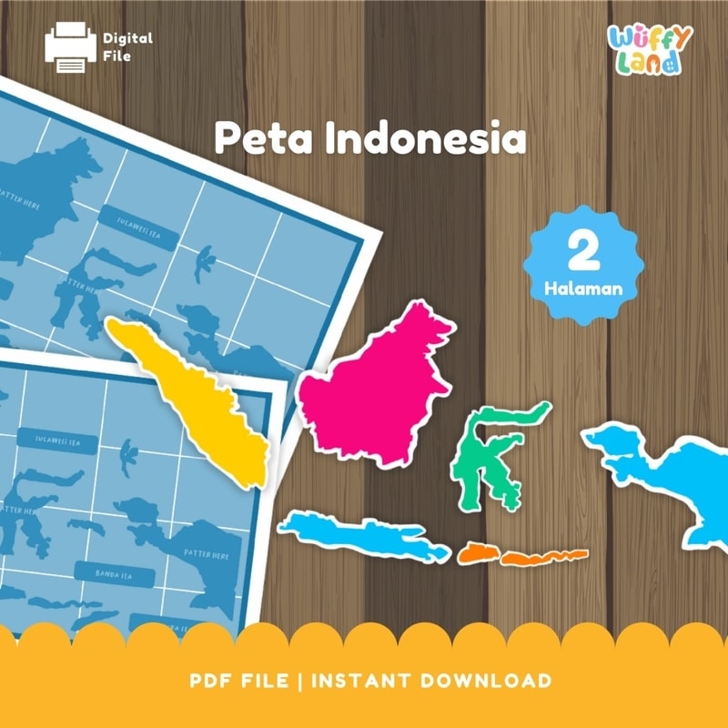 Wuffyland Worksheet Edukasi Anak Indonesia Murah Free Printable