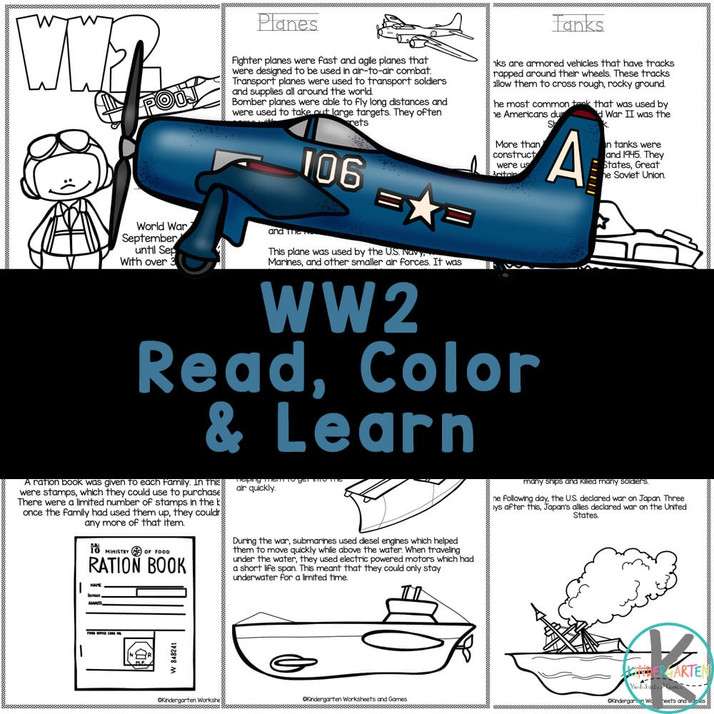 Free Printable Worksheets For Wwii