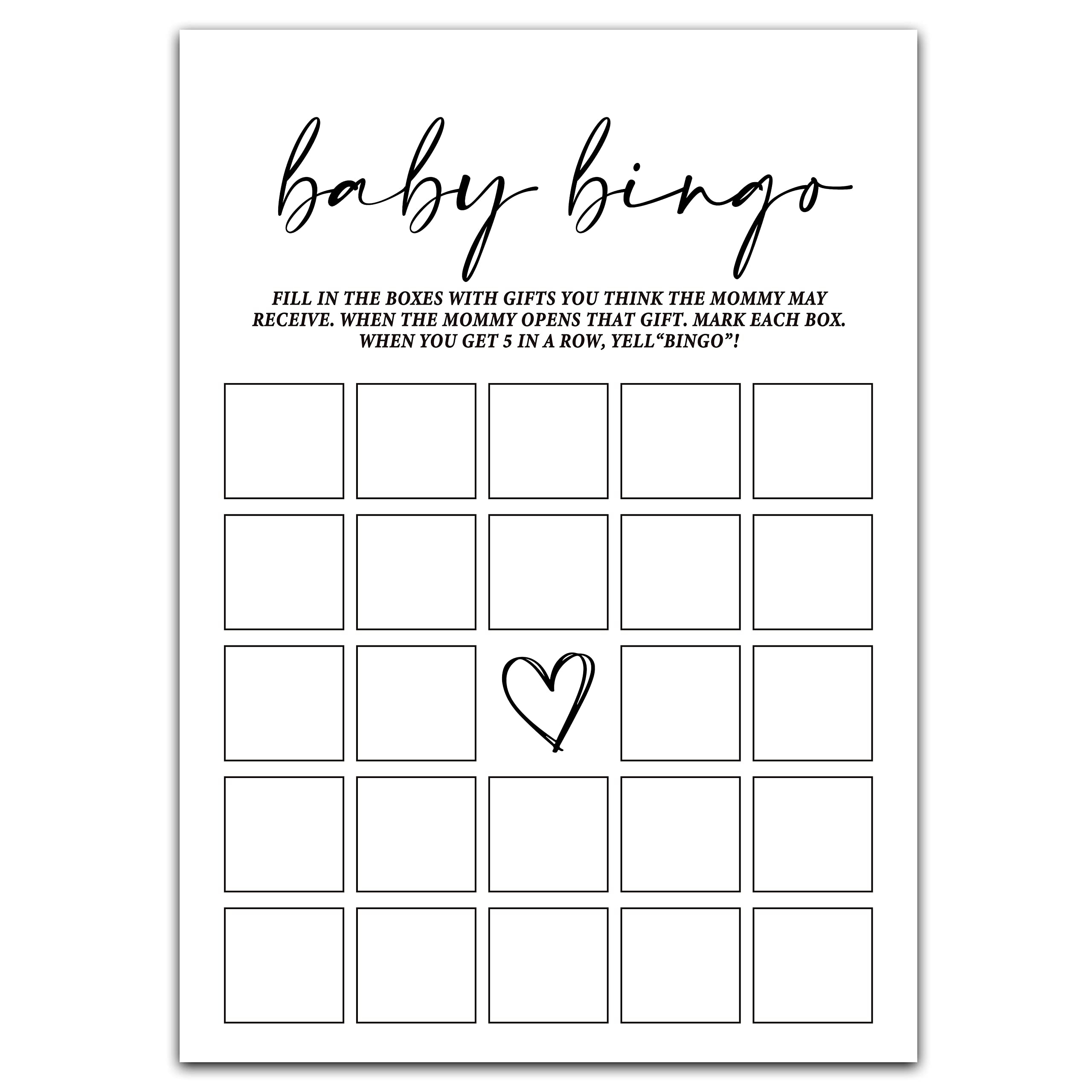 ZIIUFRN Baby Shower Games 5 ZIIUFRN Baby Shower Games 5