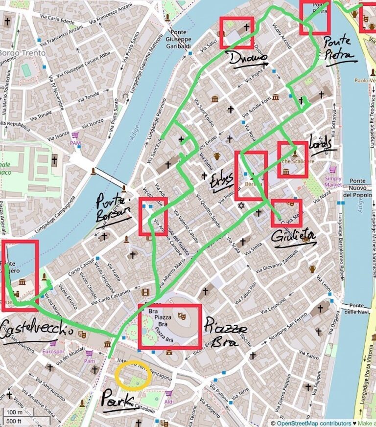 10 Charming Stops On Your Walking Tour Of Verona Italy Self Guided With Map TouristBee