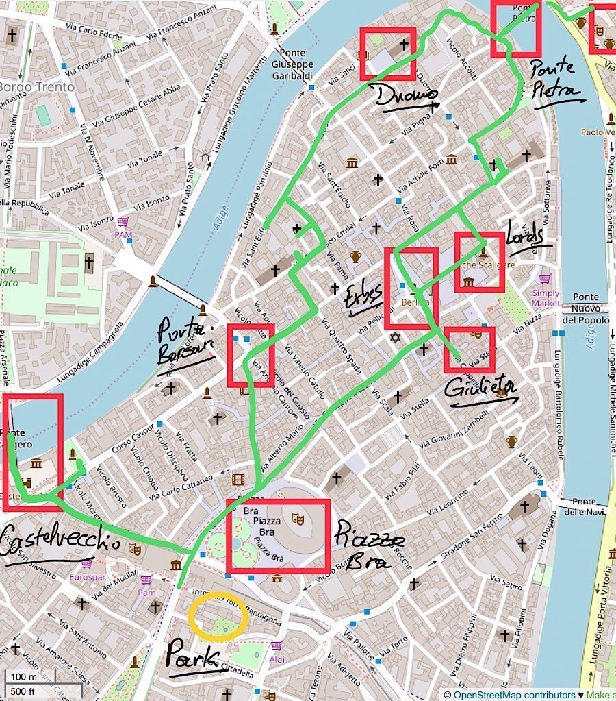 10 Charming Stops On Your Walking Tour Of Verona Italy Self Guided With Map TouristBee