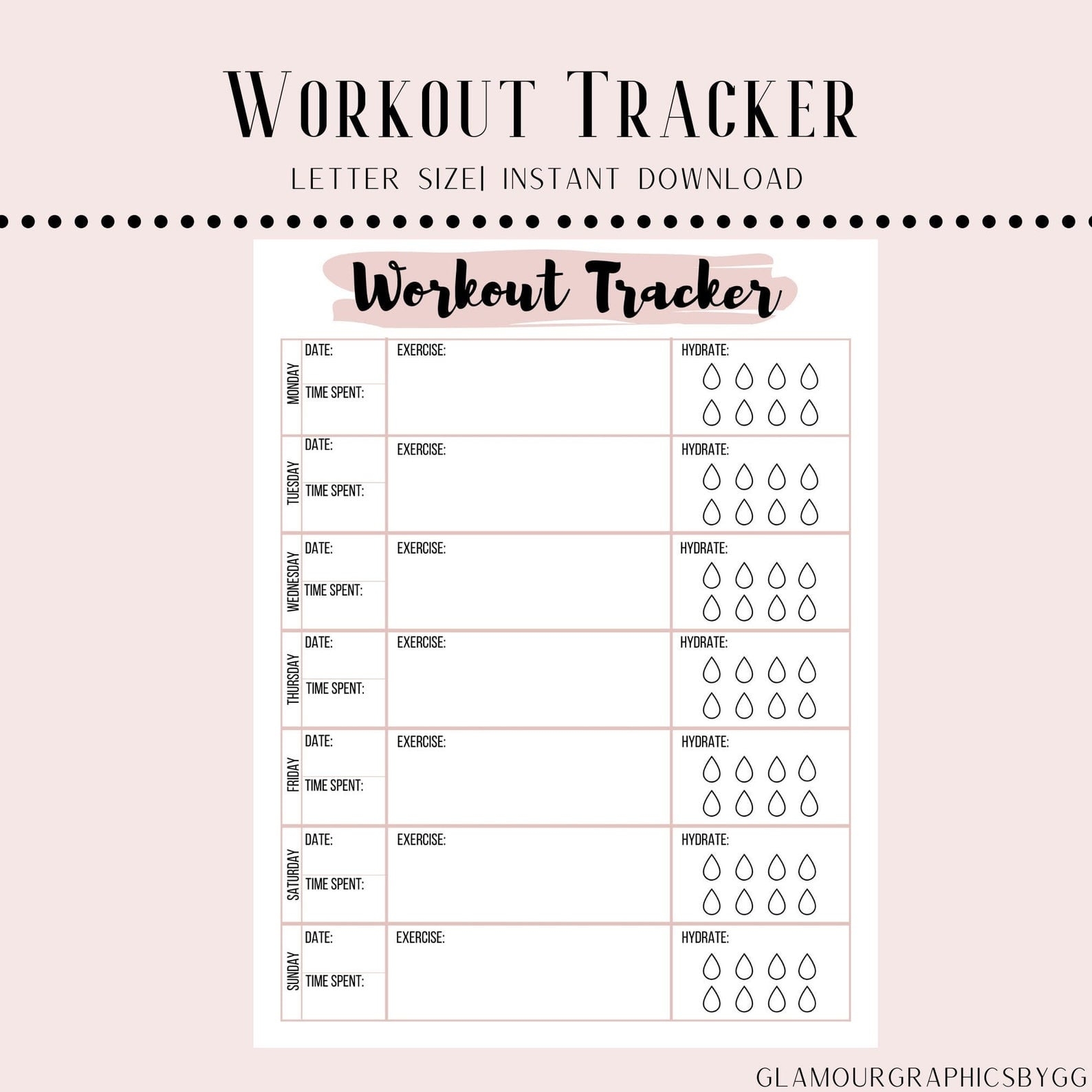 10 Printable Workout Calendars To Help You Crush Your Goals PS UK Fitness