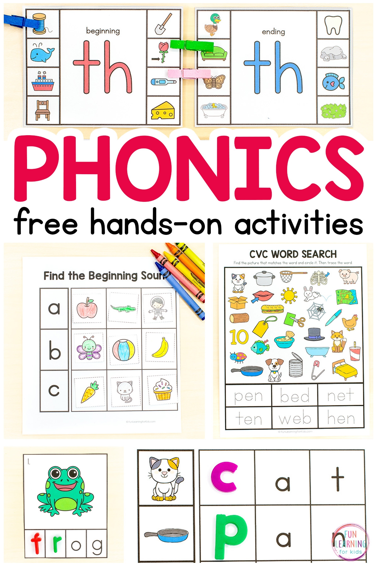 Free Printable Phonics Worksheet